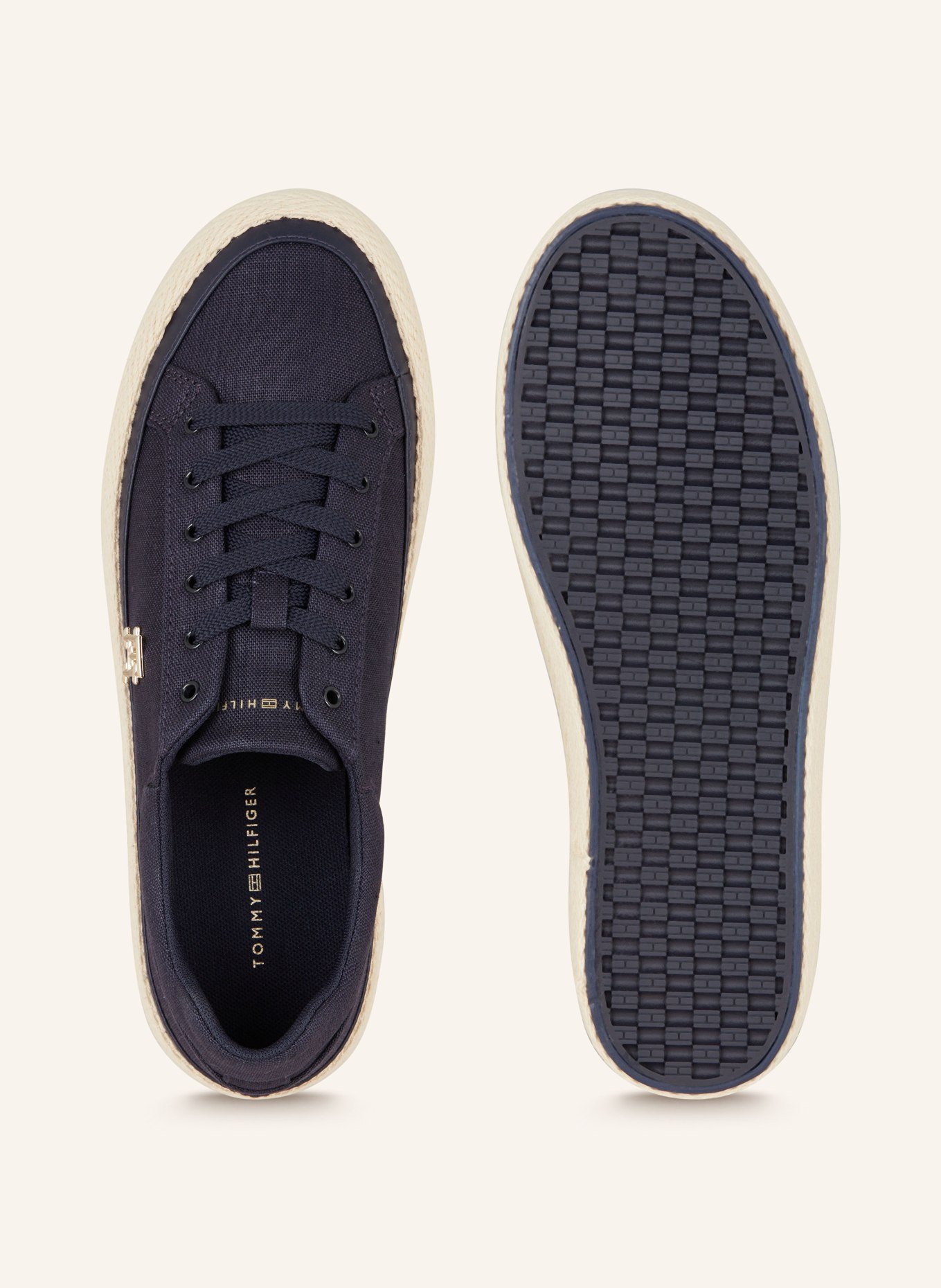 TOMMY HILFIGER Sneaker: DONKERBLAUW