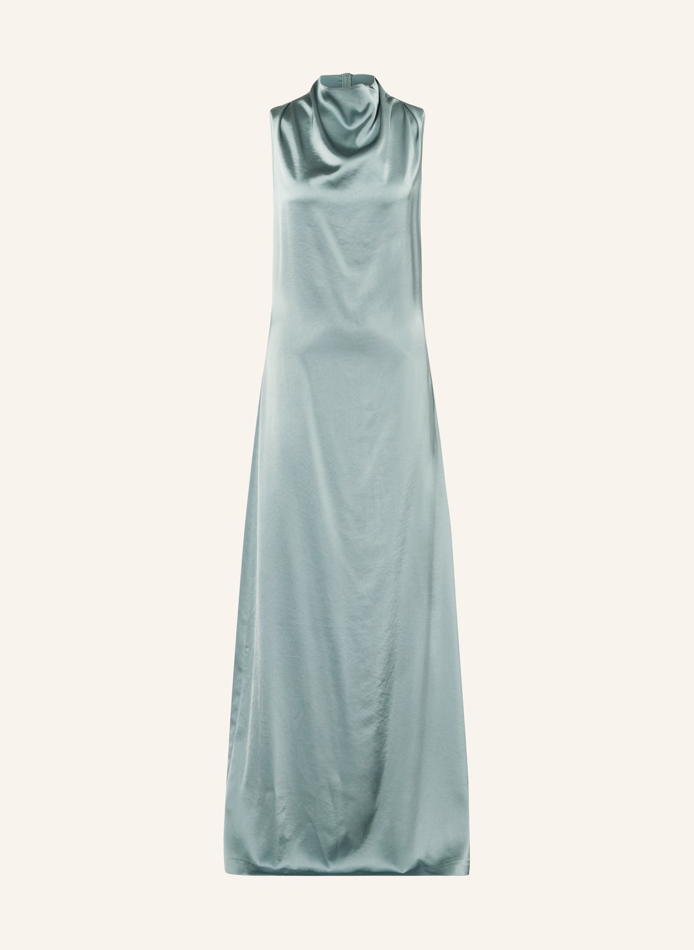 TIGER OF SWEDEN Sukienka satynowa ODEA, Kolor: CIEMNOZIELONY (Obrazek 1)