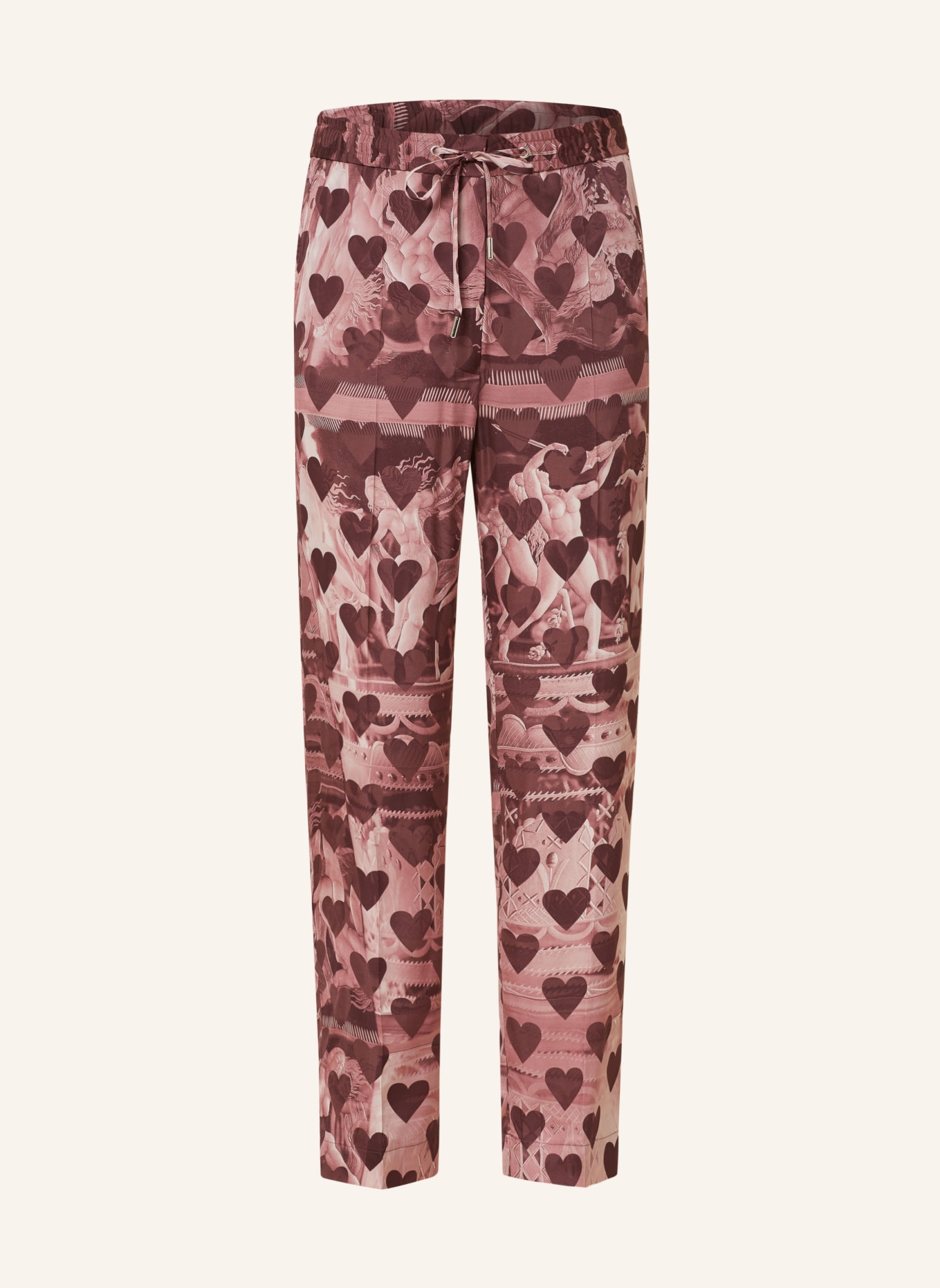 TIGER OF SWEDEN Trousers MEEJA, Color: DARK RED/ FUCHSIA (Image 1)