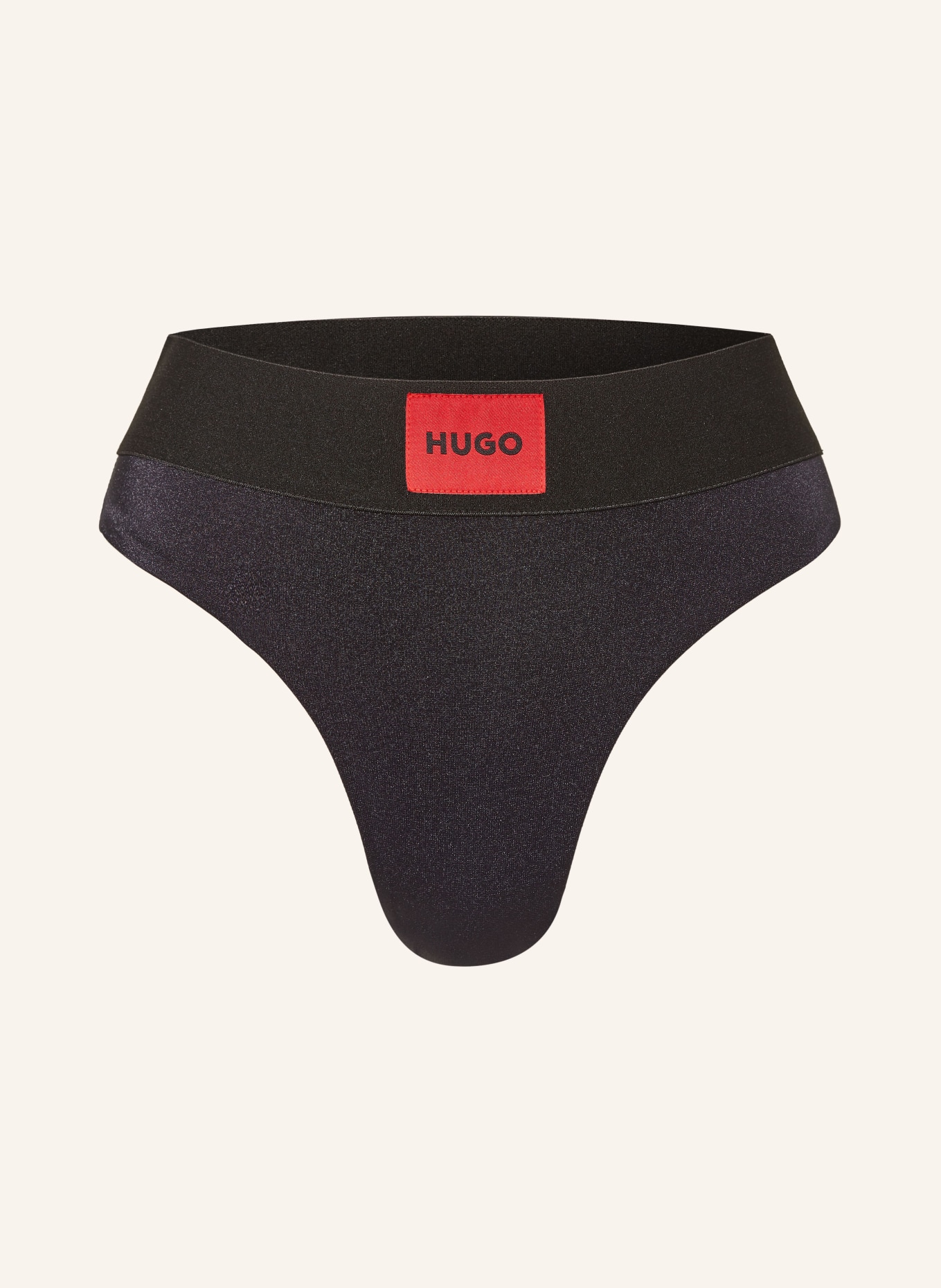 HUGO High-waist bikini bottoms HANA, Color: BLACK (Image 1)
