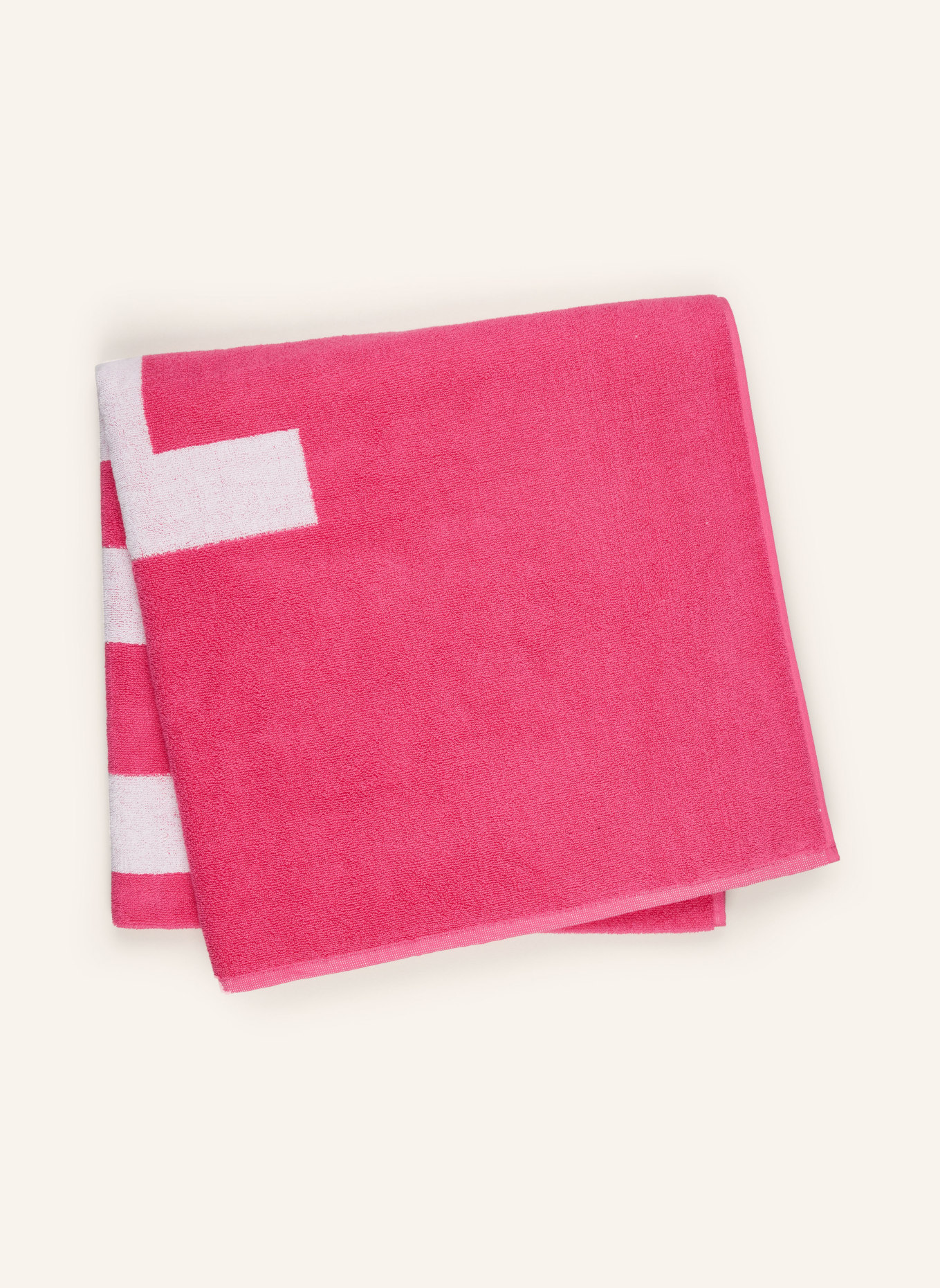 HUGO Beach towel, Color: PINK/ WHITE (Image 2)