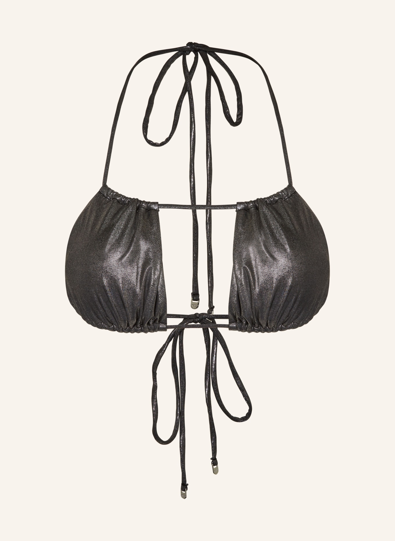 HUGO Bralette-Bikini-Top HEAVEN, Farbe: SILBER (Bild 1)