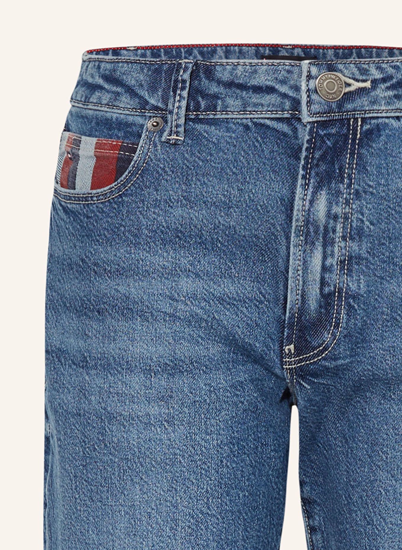 TOMMY HILFIGER Jeans Straight Fit, Farbe: C1O Saltandpepper (Bild 3)