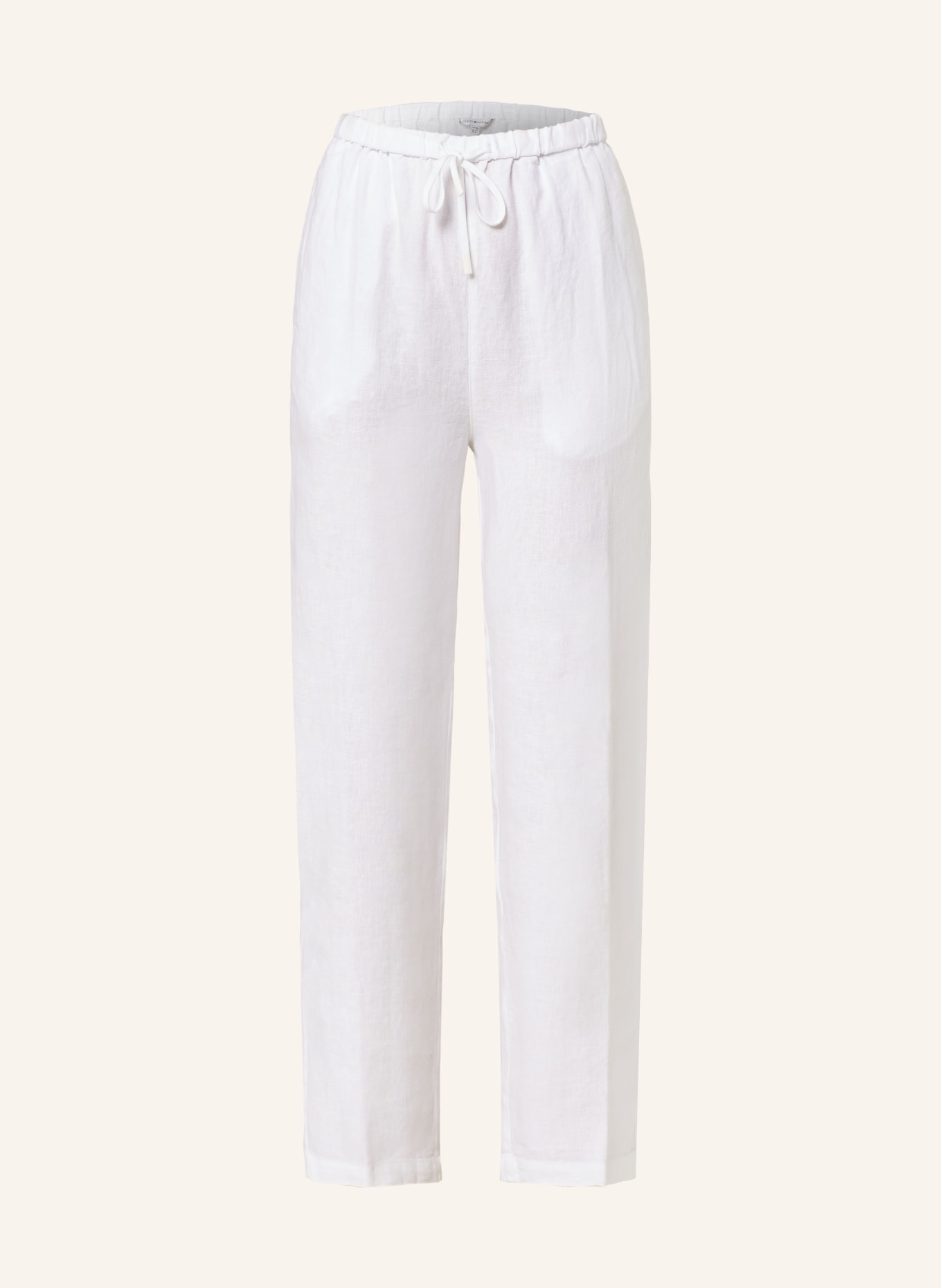 TOMMY HILFIGER Linen trousers, Color: WHITE (Image 1)