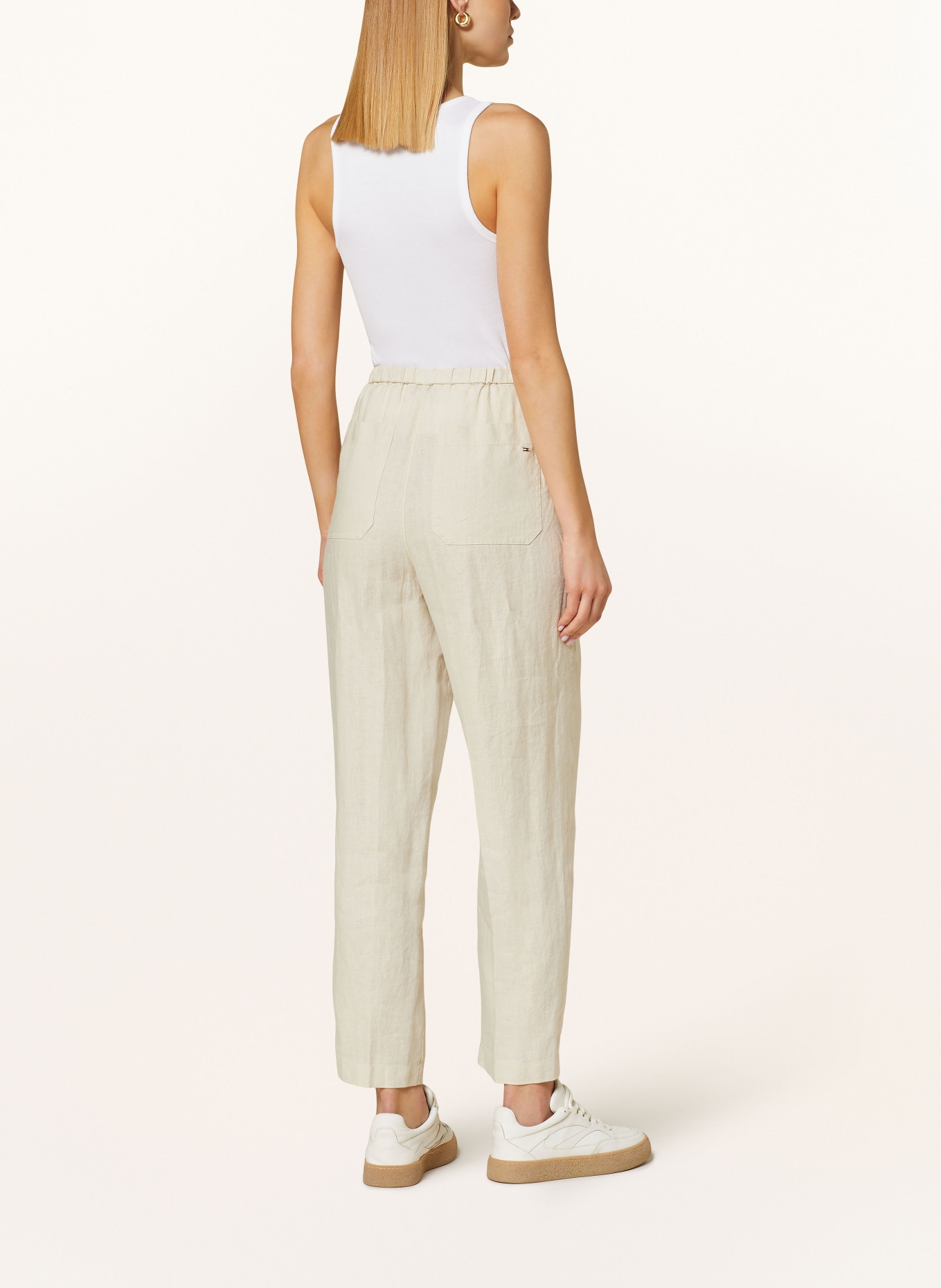 TOMMY HILFIGER Leinenhose, Farbe: AEJ Light Beige (Bild 3)