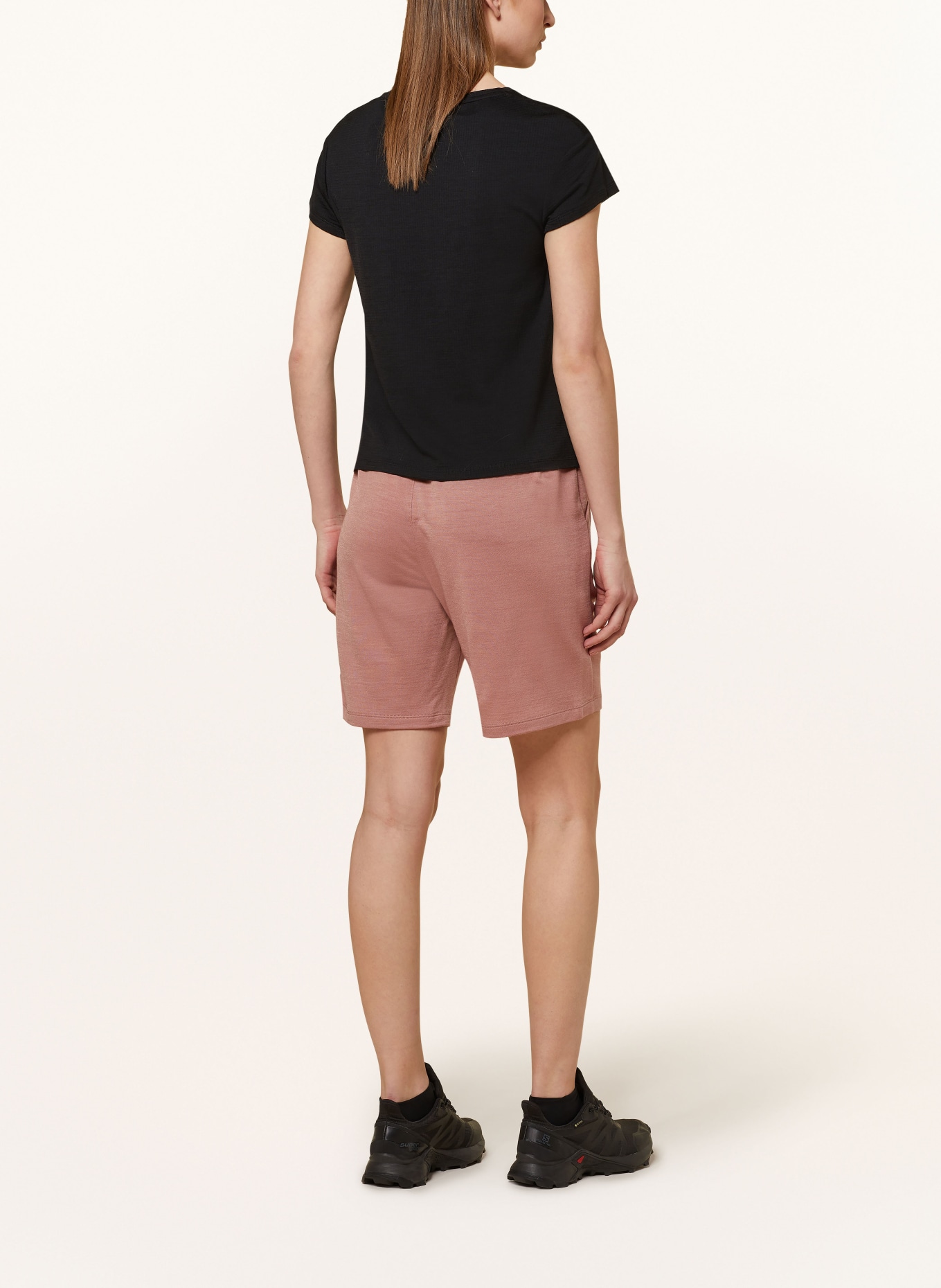 icebreaker Shorts with merino wool, Color: ROSE (Image 3)