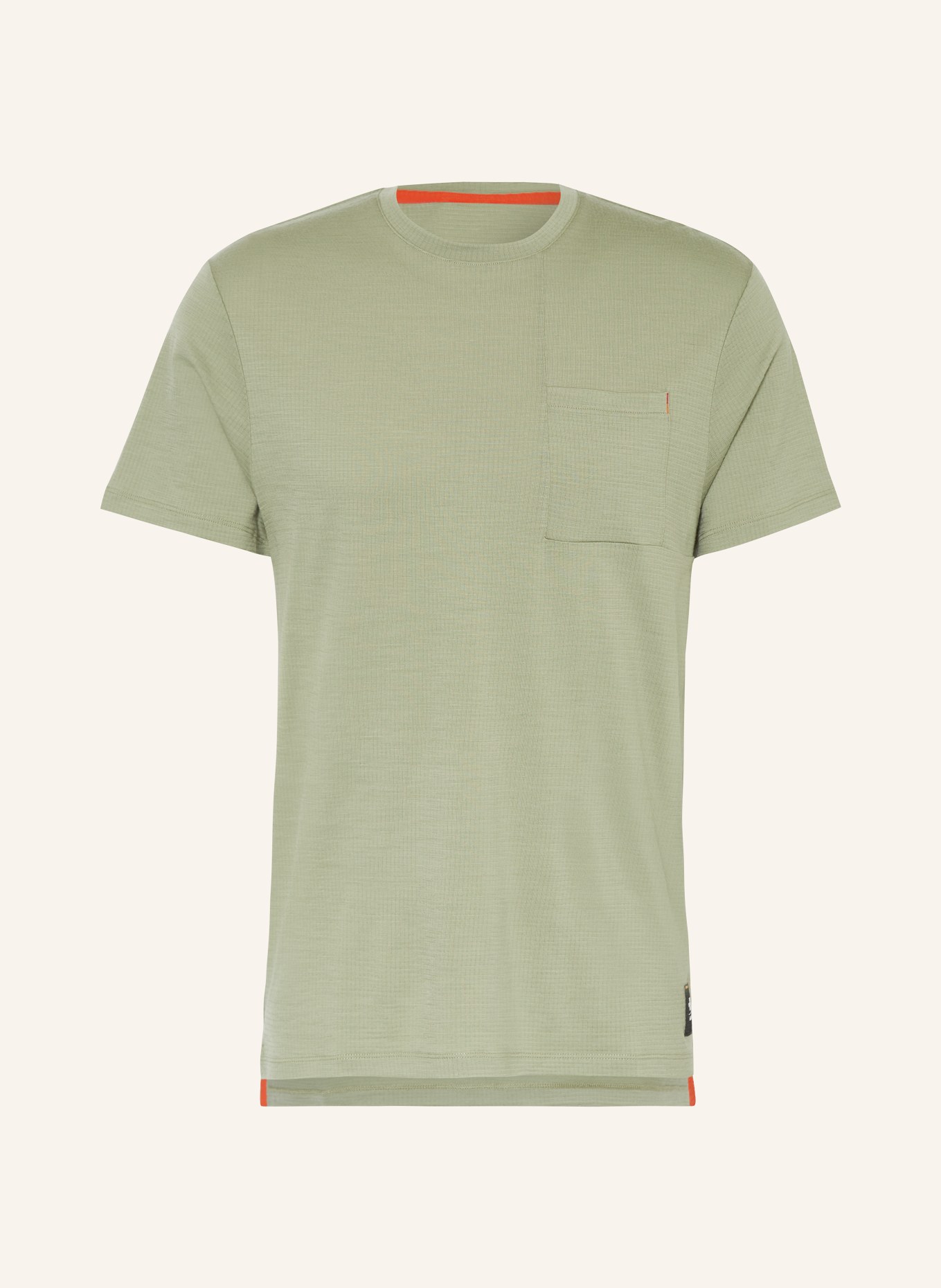 icebreaker T-shirt MERINO 200 in merino wool, Color: LIGHT GREEN (Image 1)