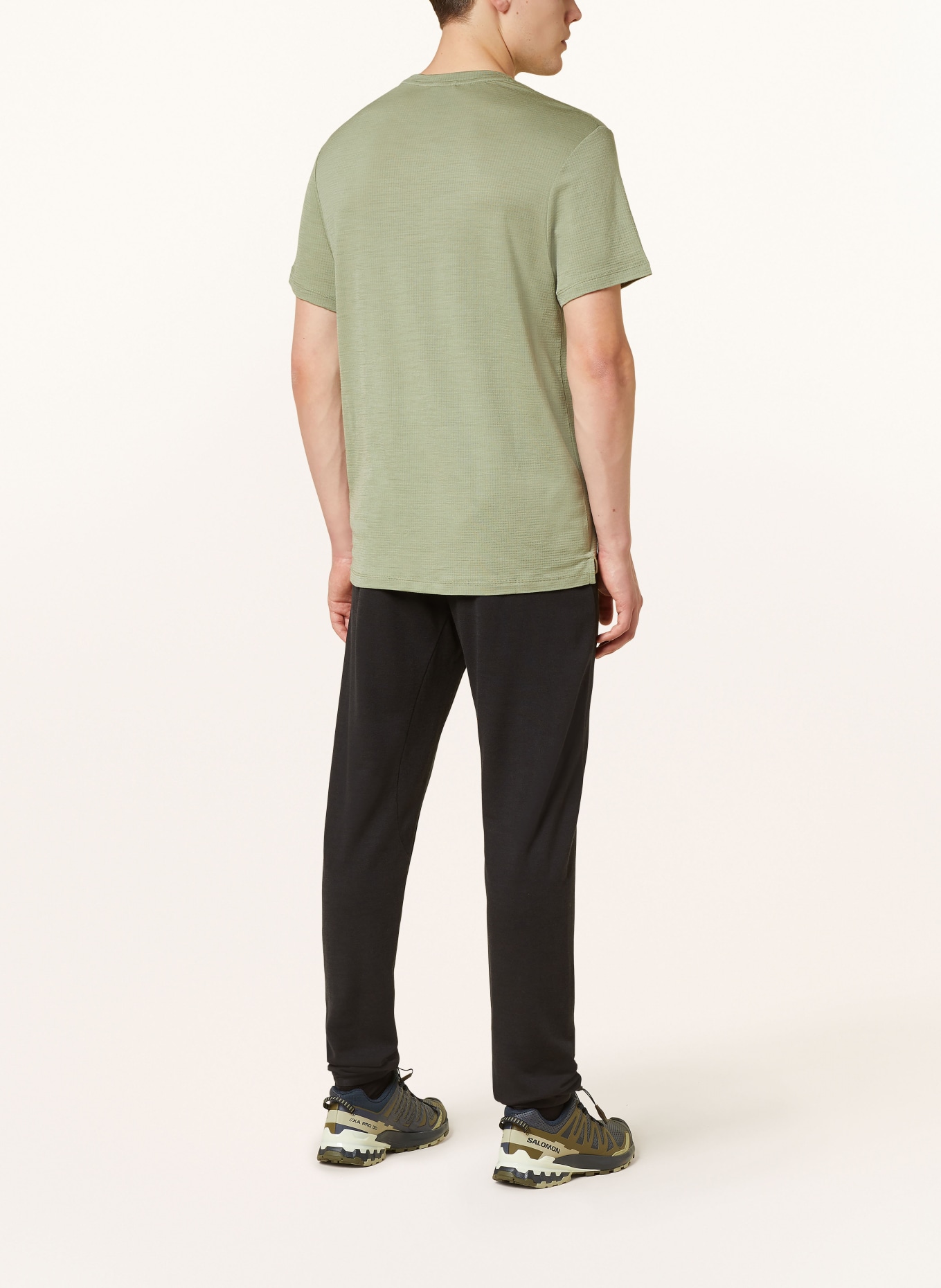 icebreaker T-shirt MERINO 200 in merino wool, Color: LIGHT GREEN (Image 3)