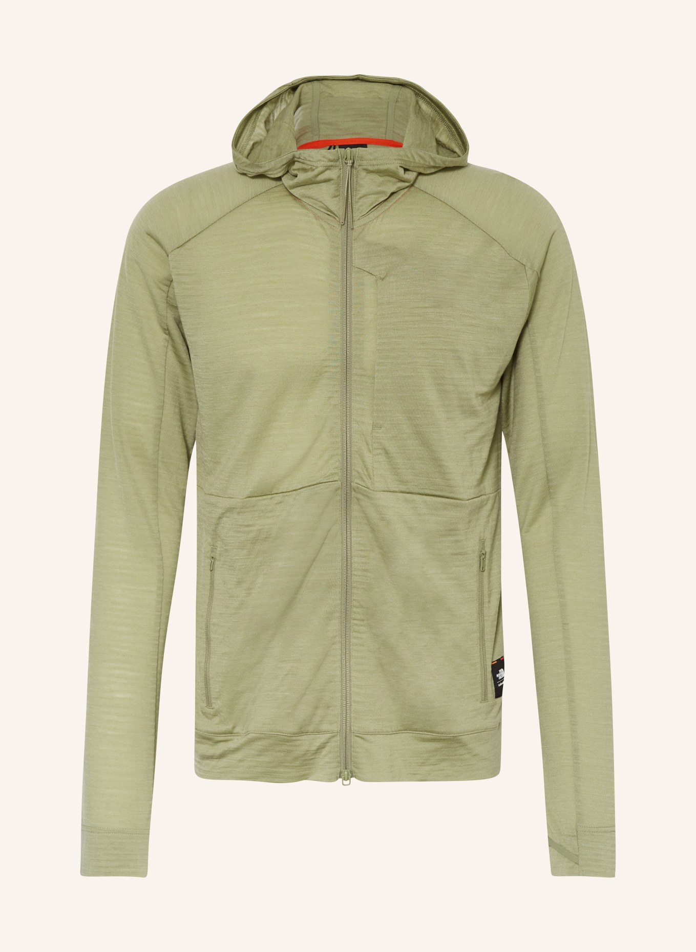 icebreaker Mid-layer jacket MERINO 200 REALFLEECE™ with merino wool, Color: LIGHT GREEN (Image 1)