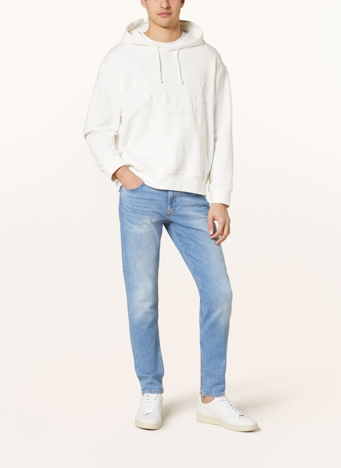 BOSS Jeans DELANO slim tapered fit, Color: 425 MEDIUM BLUE (Image 2)