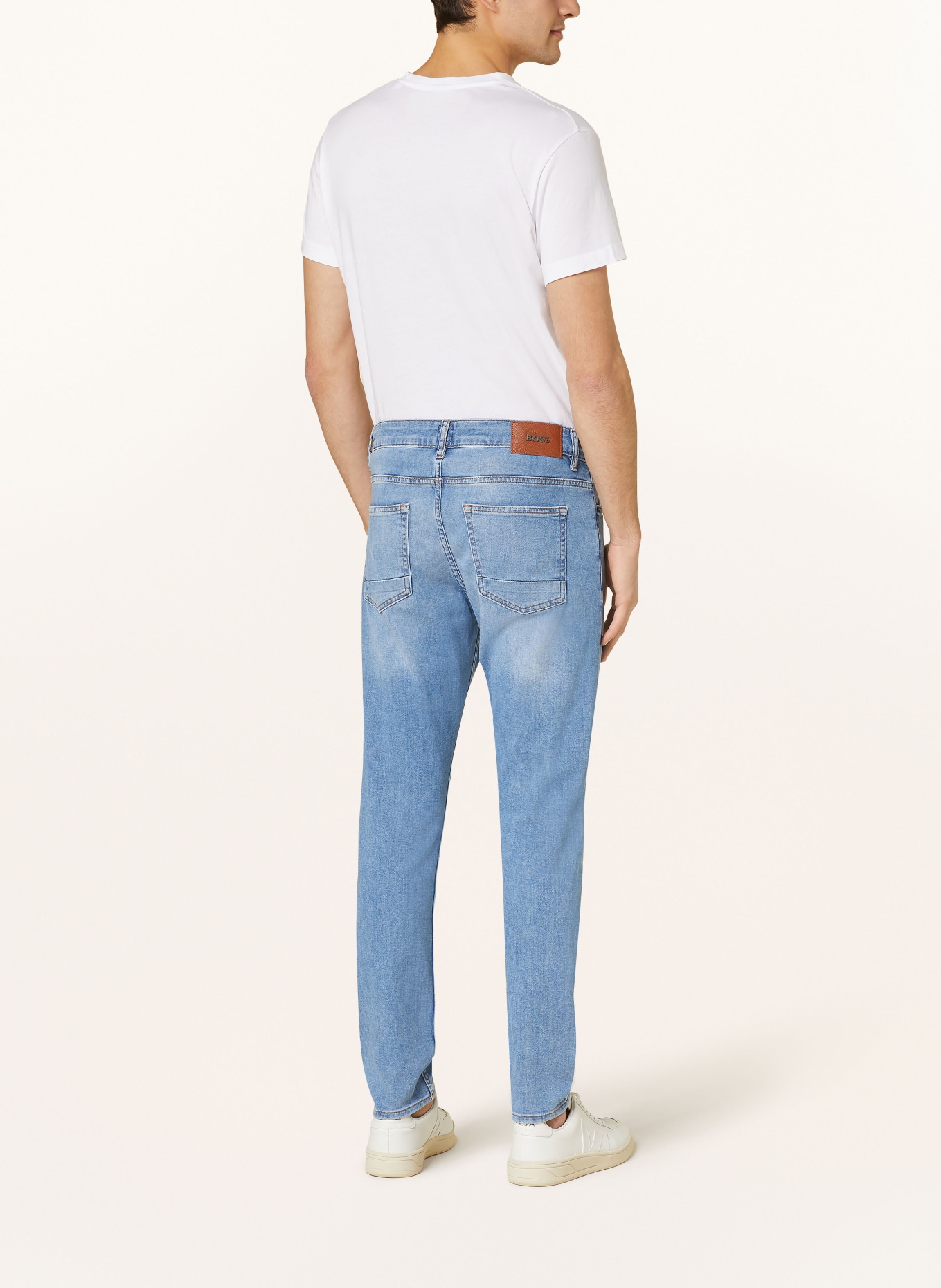 BOSS Jeans DELANO slim tapered fit, Color: 425 MEDIUM BLUE (Image 3)