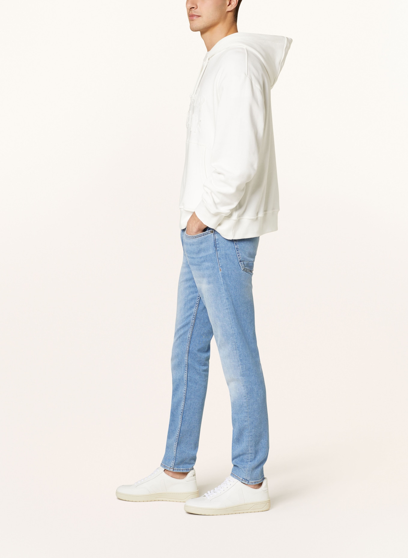 BOSS Jeans DELANO slim tapered fit, Color: 425 MEDIUM BLUE (Image 4)
