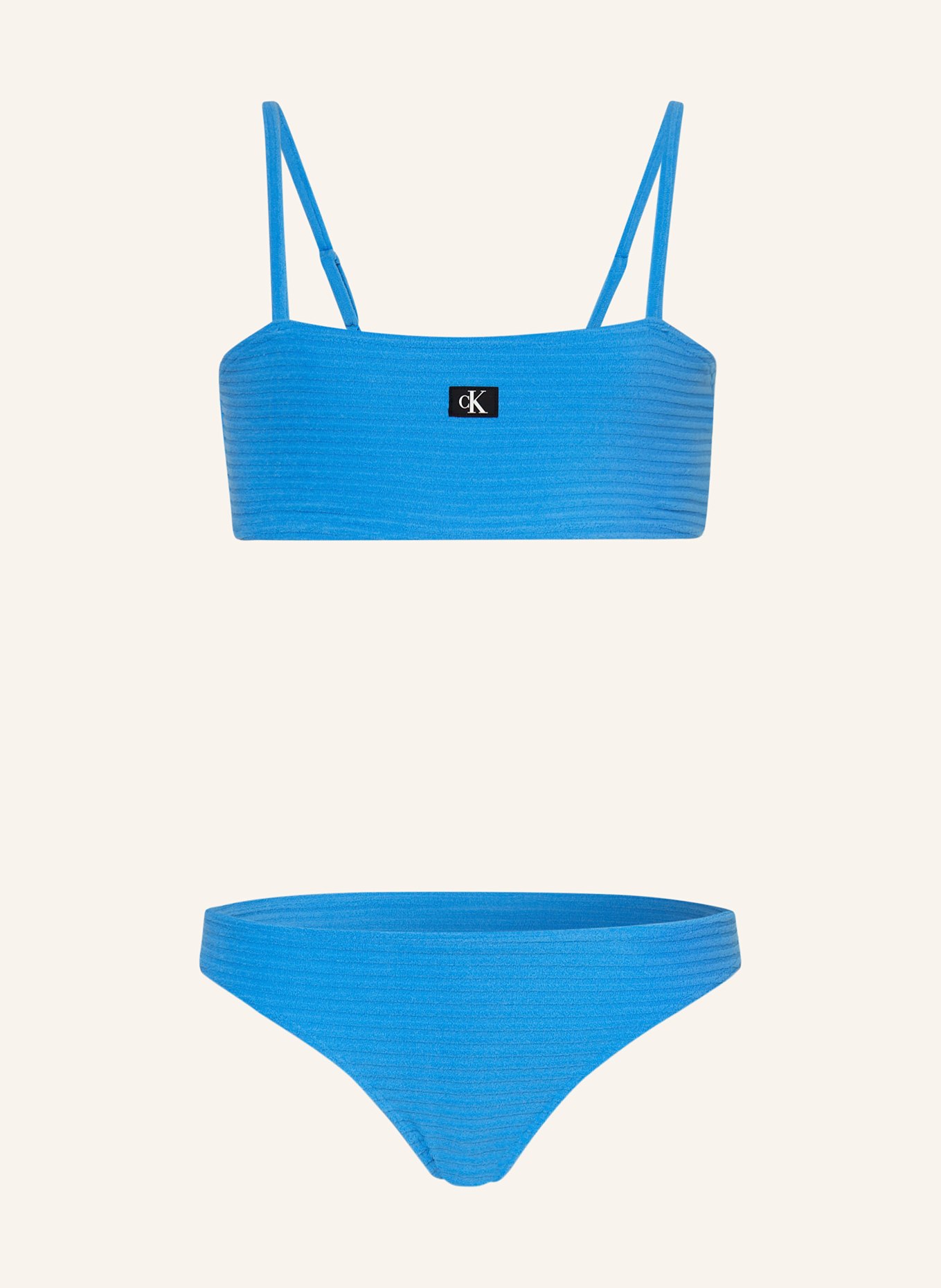 Calvin Klein Bustier-Bikini, Farbe: BLAU (Bild 1)