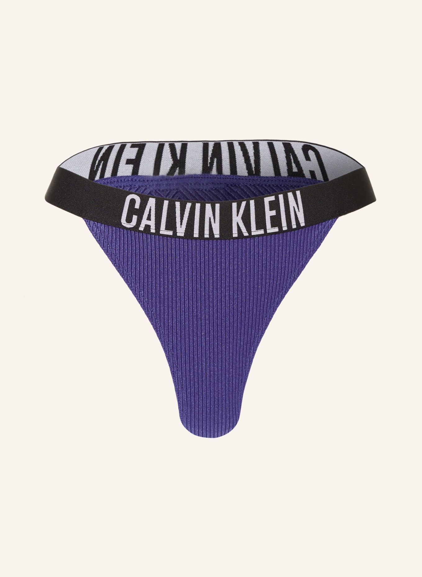 Calvin Klein Dół od bikini brazylijskiego INTENSE POWER, Kolor: NIEBIESKI/ CZARNY (Obrazek 1)