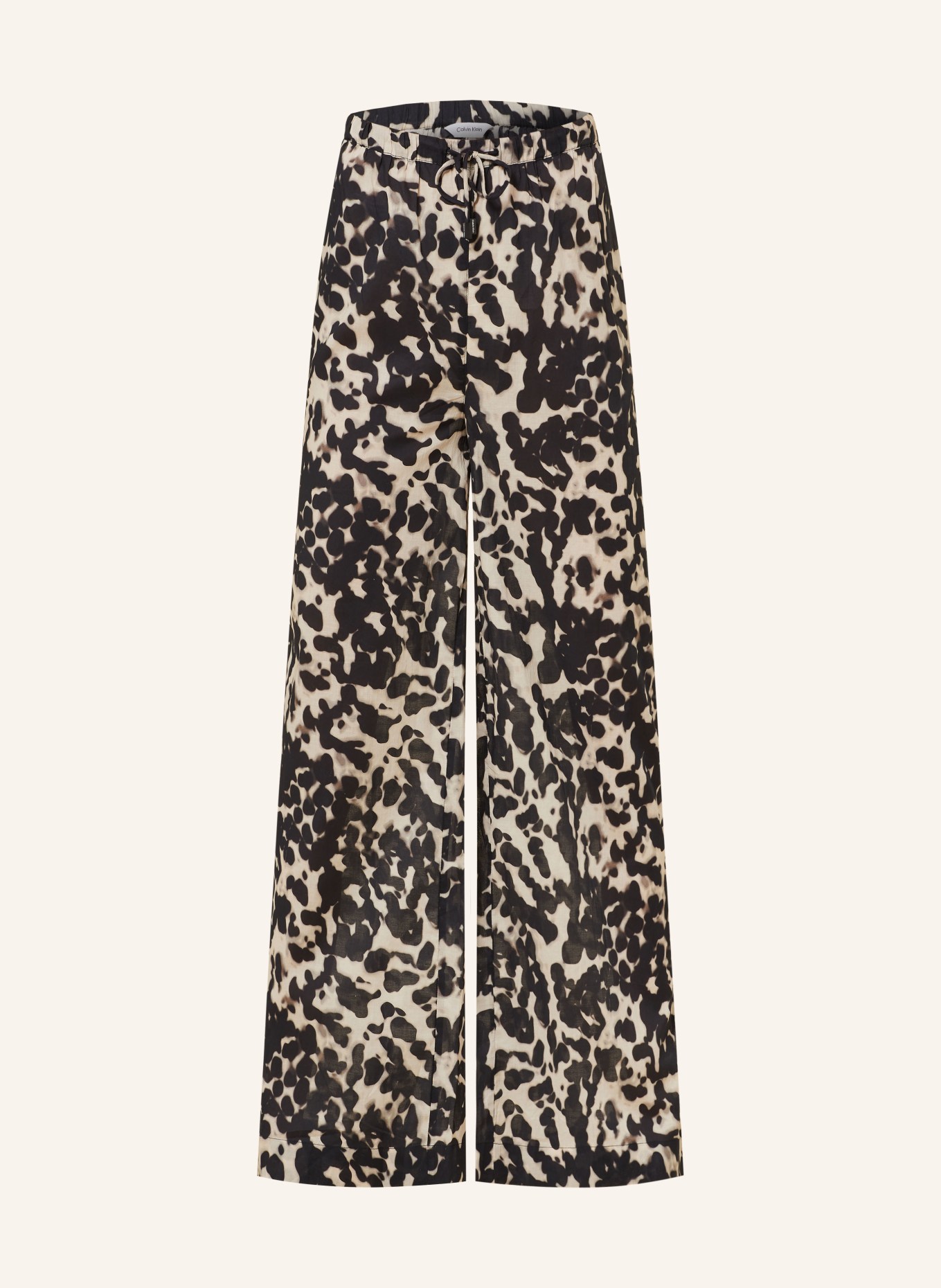 Calvin Klein Spodnie marlena, Kolor: CZARNY/ BEŻOWY (Obrazek 1)