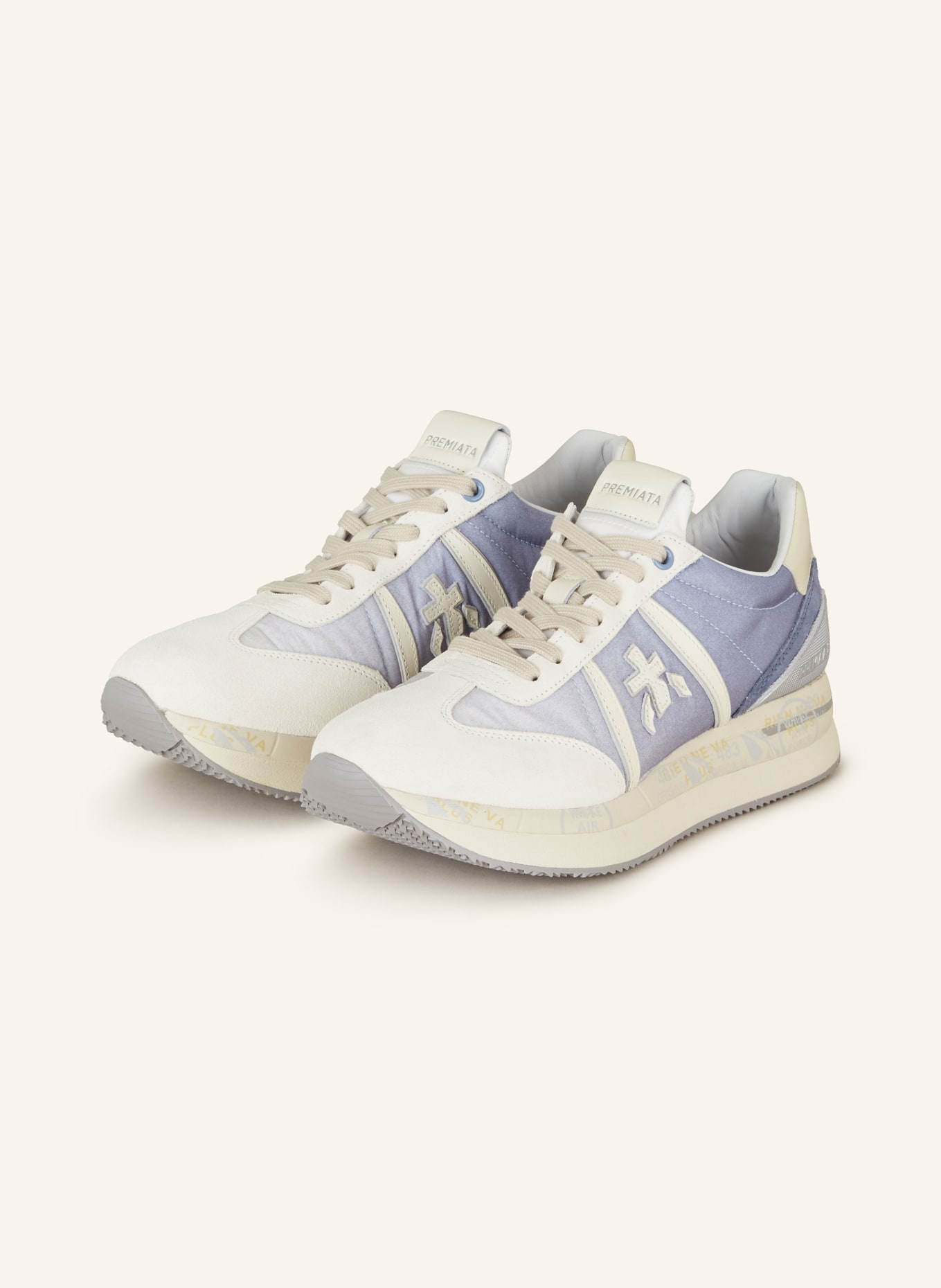 PREMIATA Sneakers CONNY, Color: BLUE/ ECRU (Image 1)