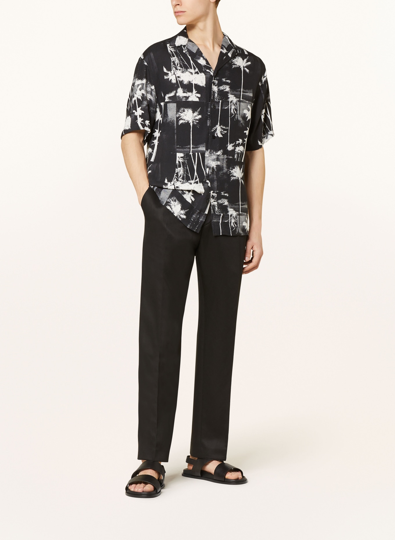 Calvin Klein Resort shirt, Color: BLACK/ WHITE/ GRAY (Image 2)