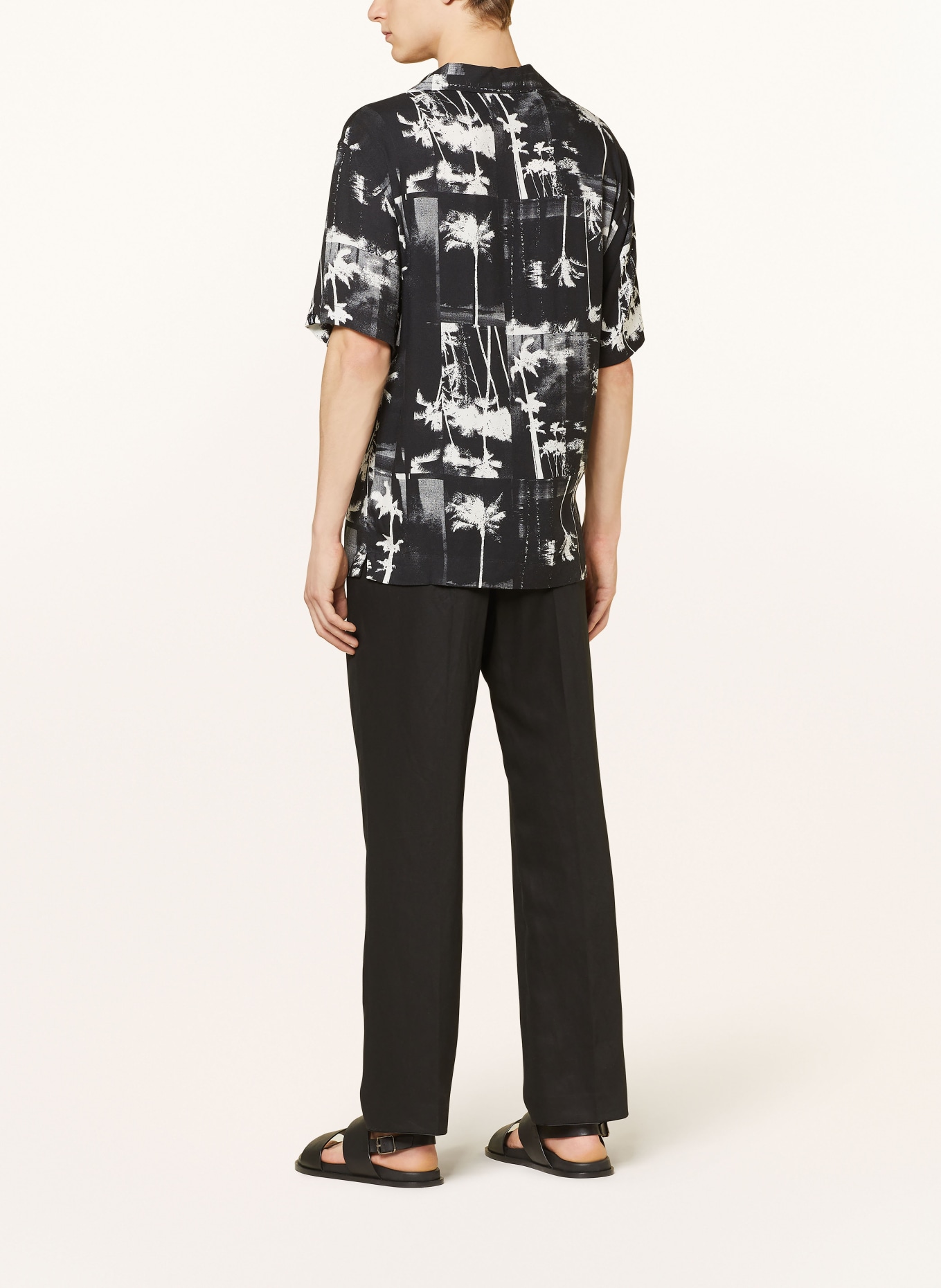 Calvin Klein Resort shirt, Color: BLACK/ WHITE/ GRAY (Image 3)