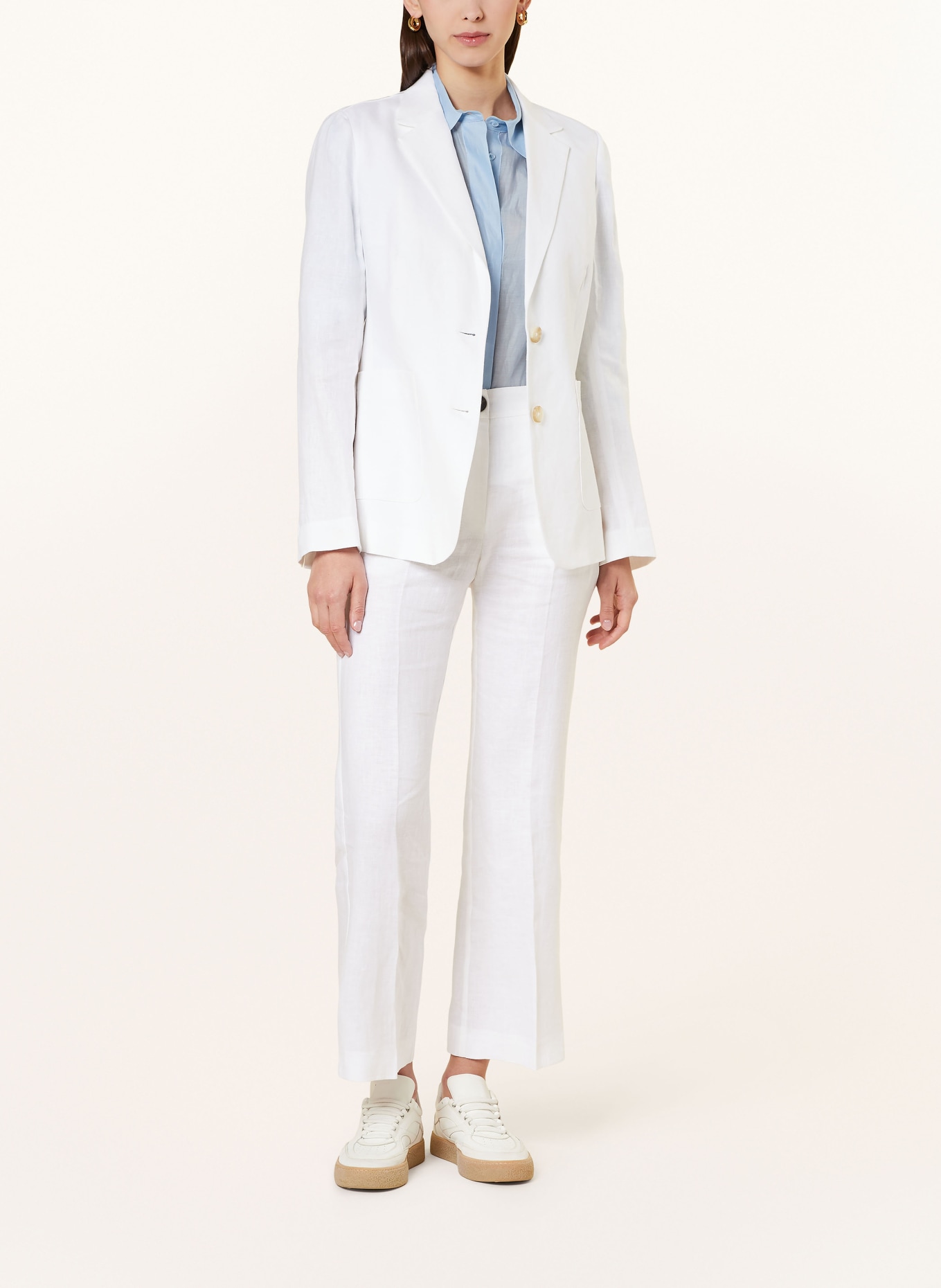 TOMMY HILFIGER Linen blazer, Color: WHITE (Image 2)