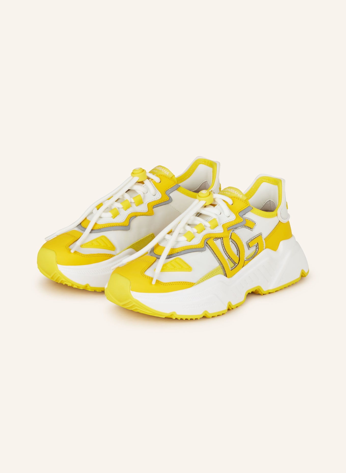 DOLCE & GABBANA Sneakers DAYMASTER, Color: YELLOW/ WHITE (Image 1)