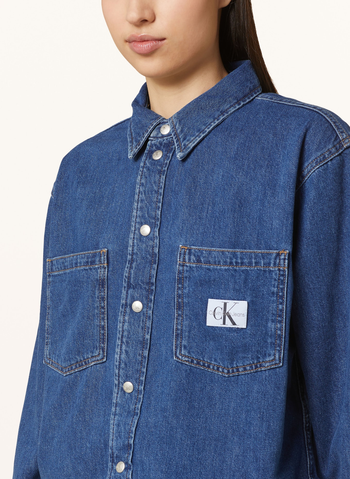 Calvin Klein Jeans Denim jacket, Color: BLUE (Image 4)