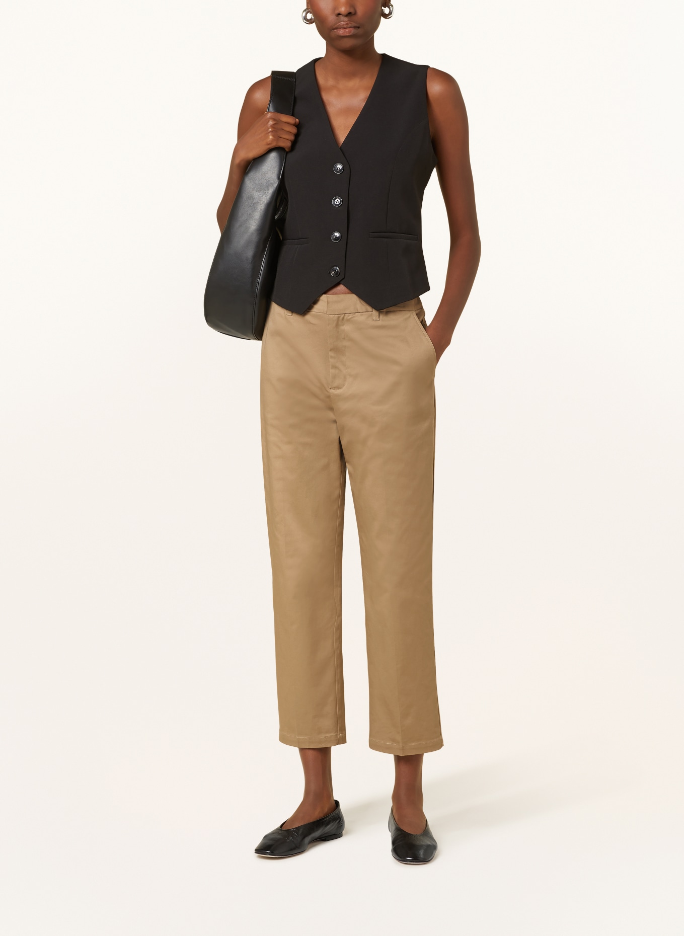 SCOTCH & SODA 7/8 trousers ABOTT, Color: BEIGE (Image 2)