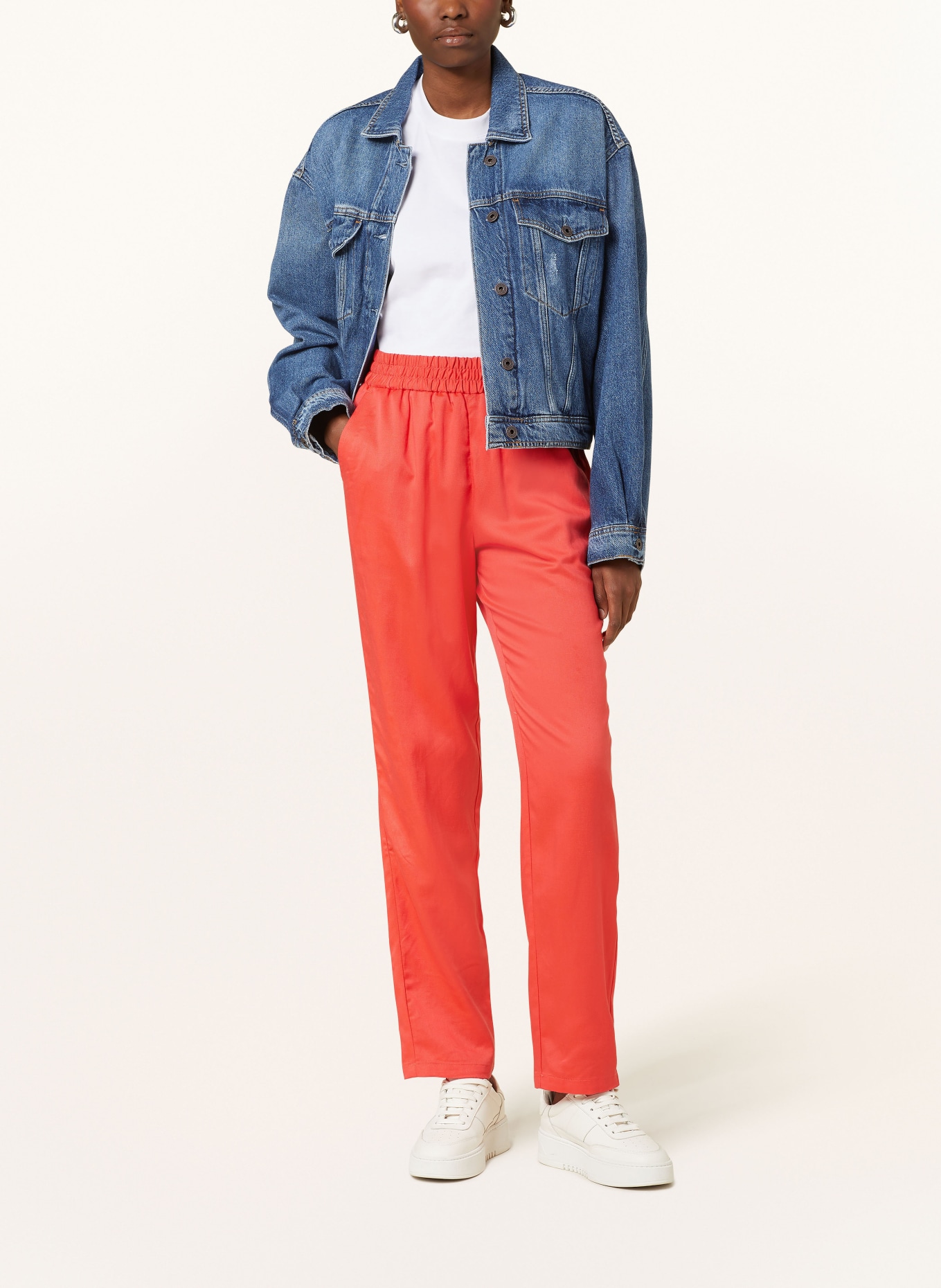 SCOTCH & SODA Trousers MAIA, Color: RED (Image 2)