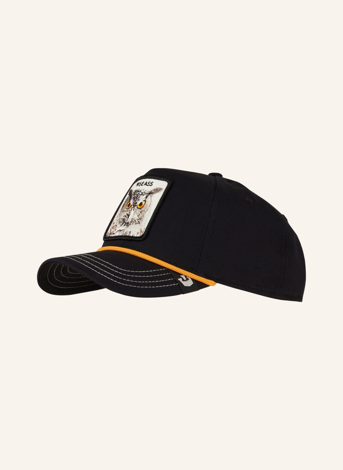 GOORIN BROS. Cap WISE OWL, Color: BLACK/ WHITE/ ORANGE (Image 1)