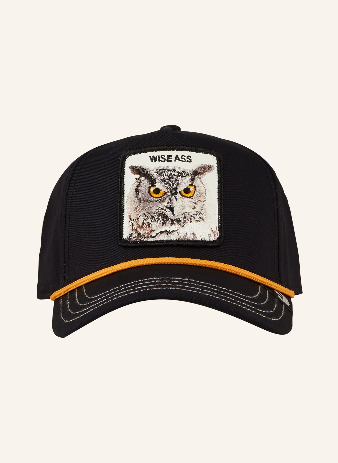 GOORIN BROS. Cap WISE OWL, Color: BLACK/ WHITE/ ORANGE (Image 2)