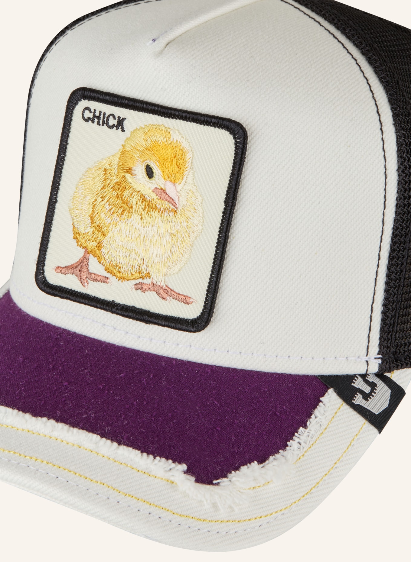 GOORIN BROS. Cap SILKY CHICK, Color: BLACK/ CREAM/ FUCHSIA (Image 4)