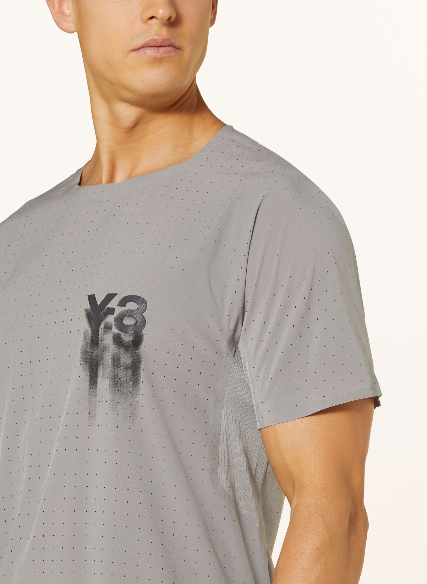 Y-3 Running shirt, Color: GRAY (Image 4)