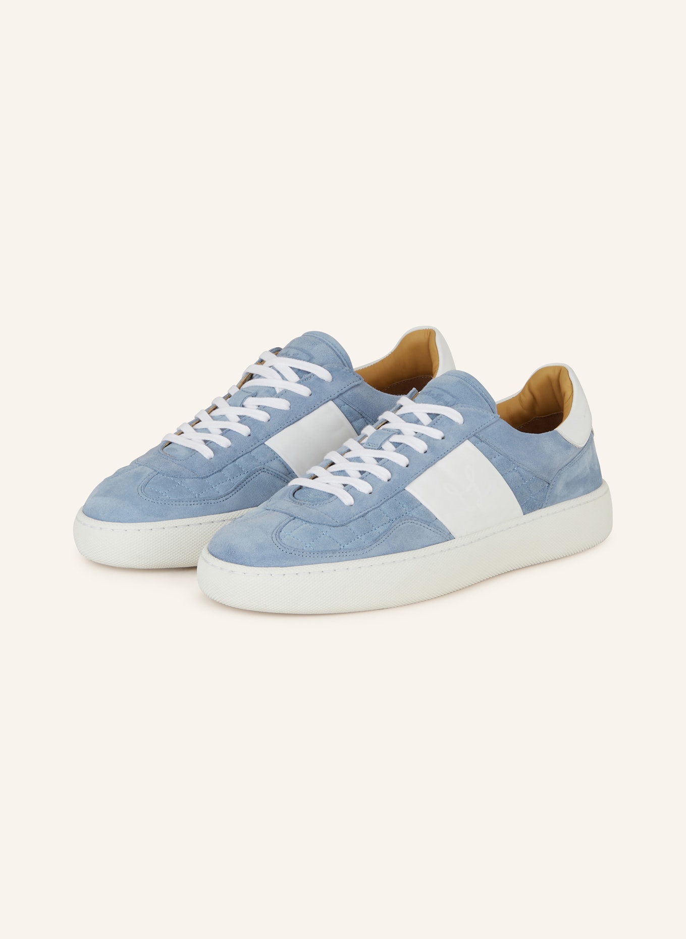 LEANDRO LOPES Sneakers EVOKE, Color: LIGHT BLUE/ WHITE (Image 1)