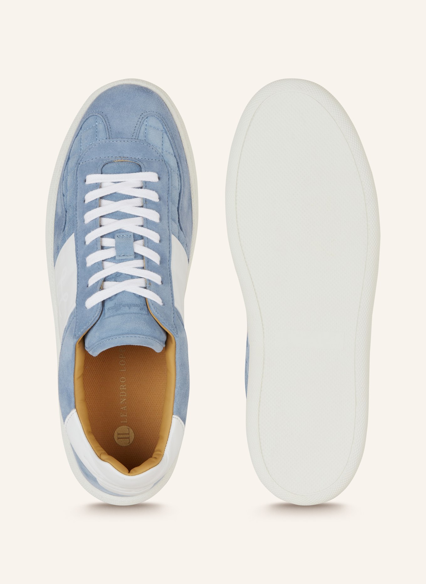 LEANDRO LOPES Sneakers EVOKE, Color: LIGHT BLUE/ WHITE (Image 5)