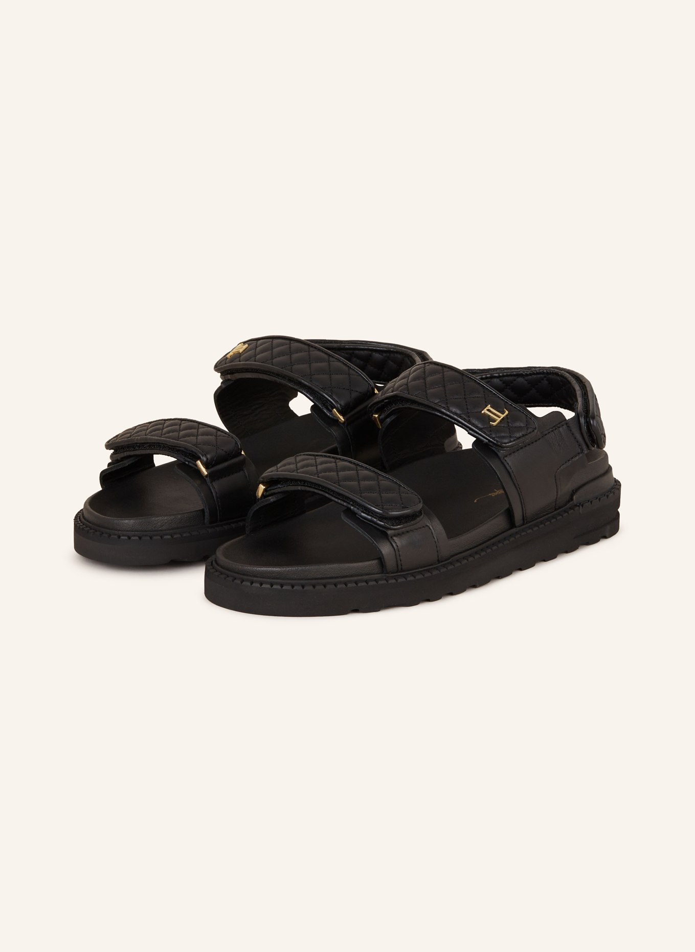 LEANDRO LOPES Sandals DIORA, Color: BLACK (Image 1)