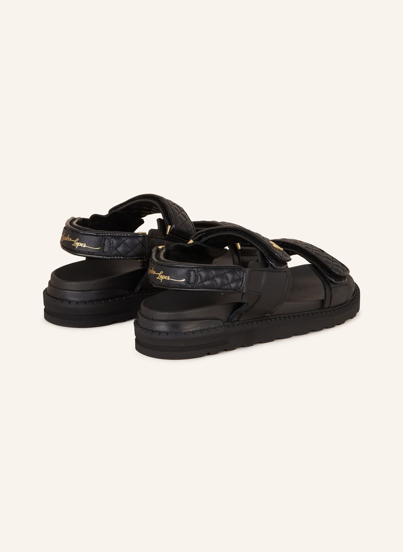 LEANDRO LOPES Sandals DIORA, Color: BLACK (Image 2)