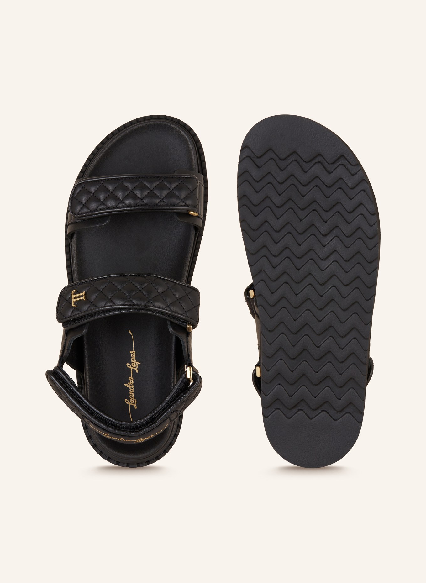 LEANDRO LOPES Sandals DIORA, Color: BLACK (Image 5)