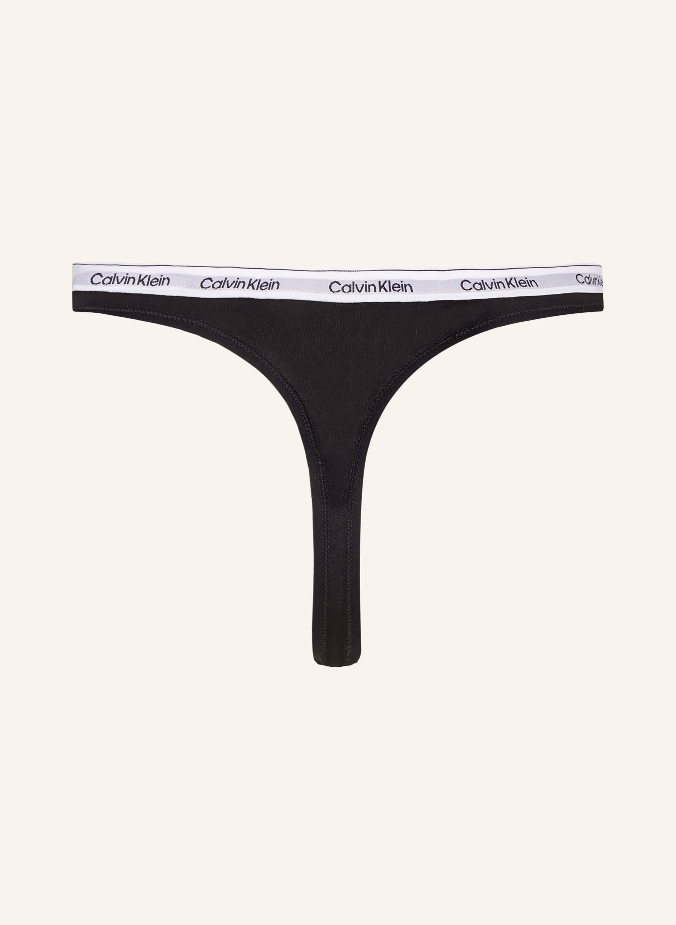 Calvin Klein Stringi MODERN LOGO, 3 szt., Kolor: CZARNY (Obrazek 2)
