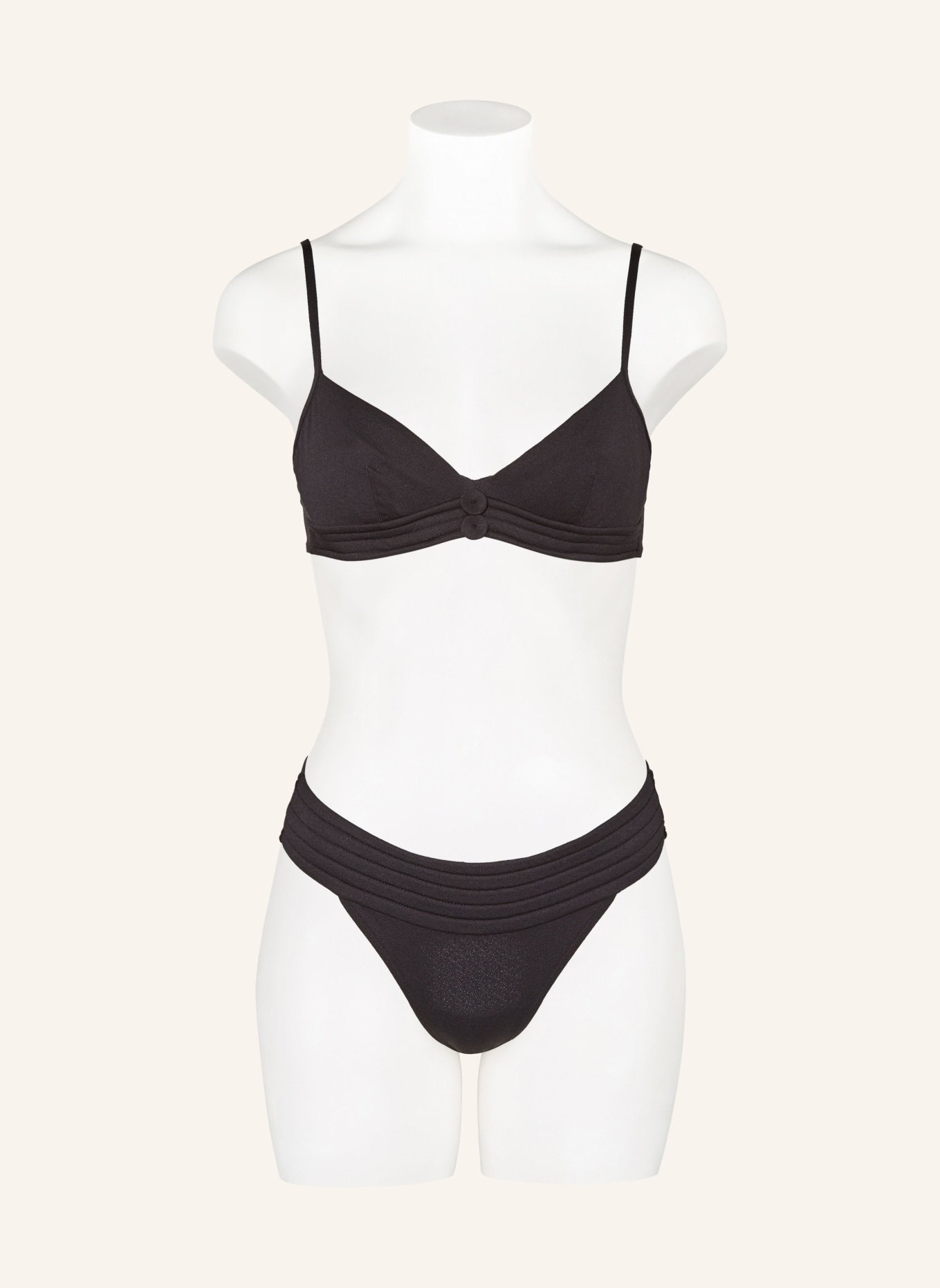 ANDRES SARDA Underwired bikini top RODERO, Color: BLACK (Image 2)