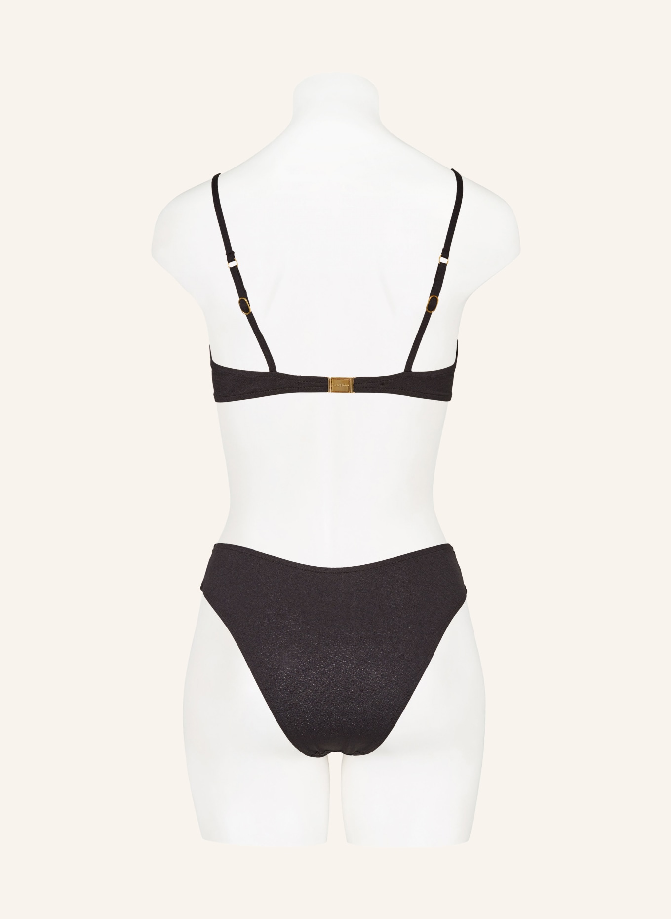 ANDRES SARDA Underwired bikini top RODERO, Color: BLACK (Image 3)
