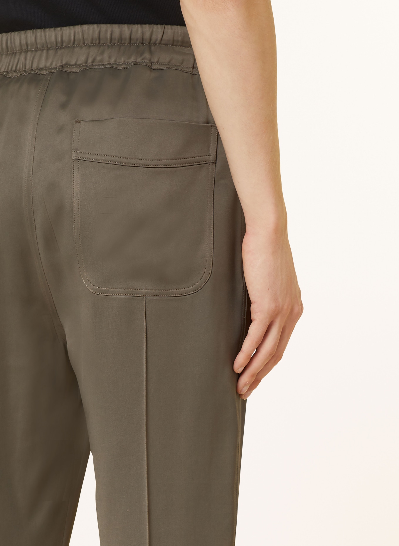 TOM FORD Spodnie w stylu dresowym slim fit, Kolor: KHAKI (Obrazek 6)