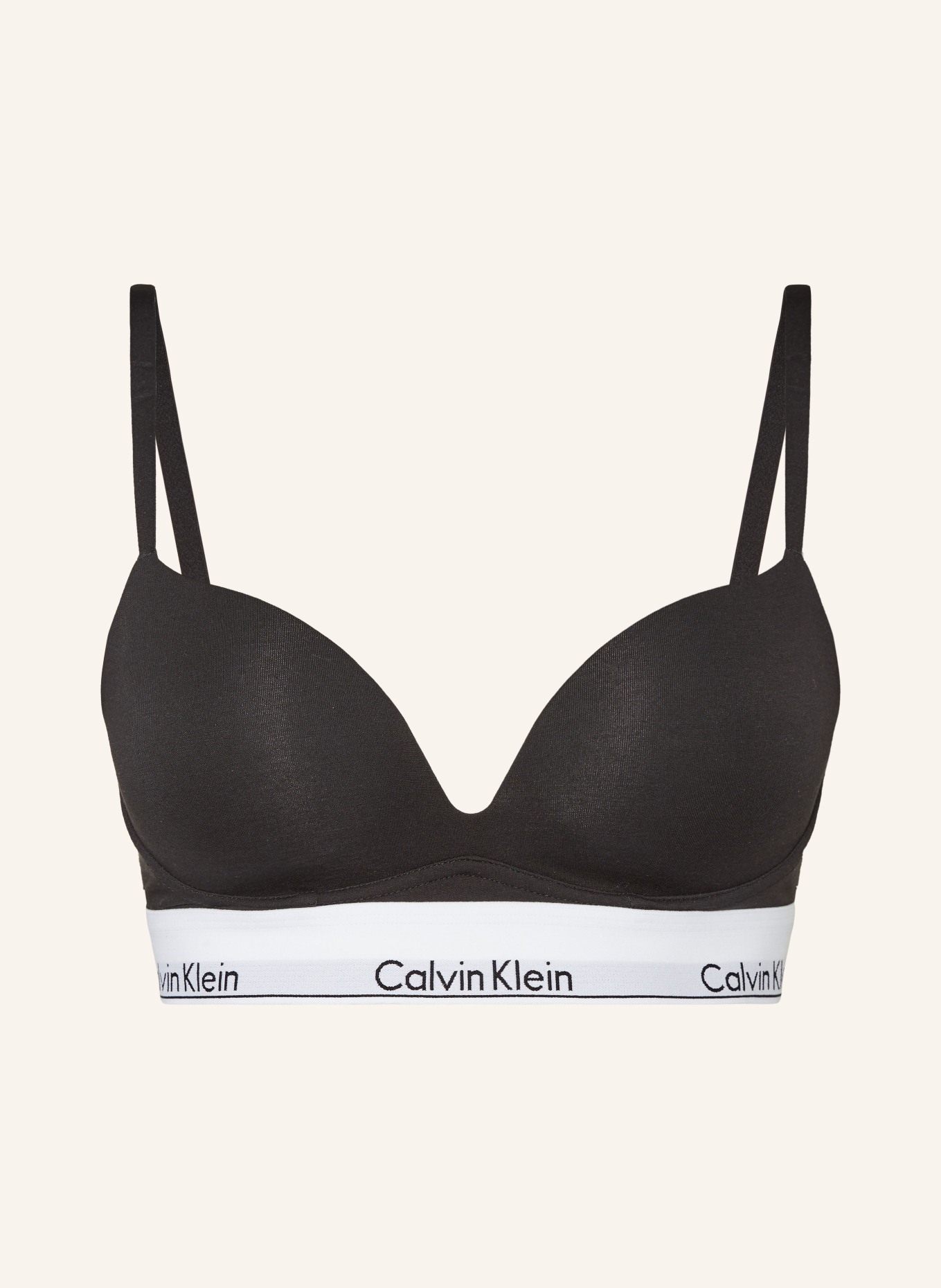 Calvin Klein Push-up bra MODERN COTTON, Color: BLACK (Image 1)