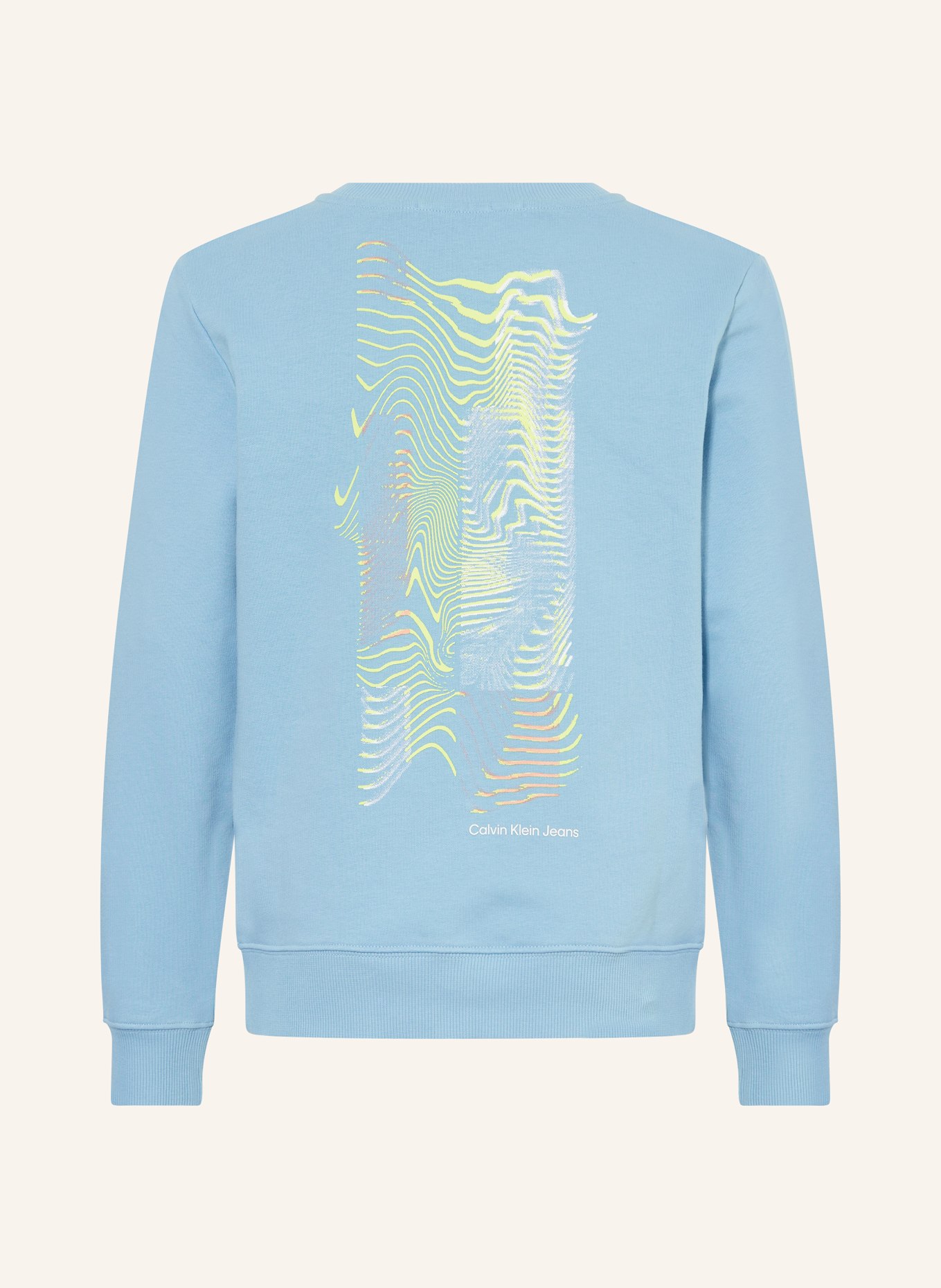 Calvin Klein Sweatshirt TERRY WAVE, Farbe: HELLBLAU (Bild 2)