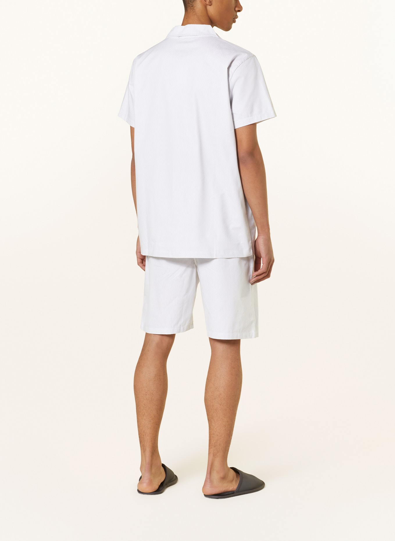 TOMMY HILFIGER Shorty pajamas, Color: WHITE/ LIGHT GRAY (Image 3)