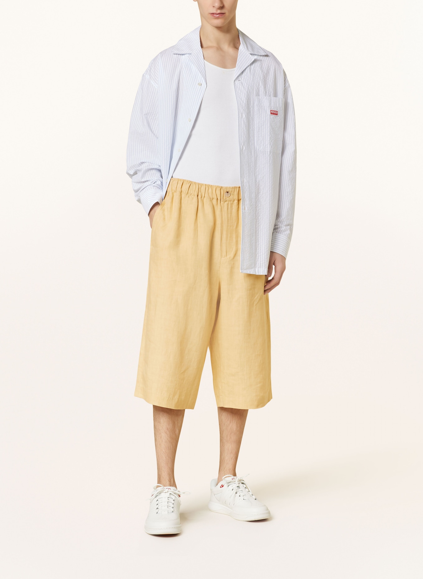 KENZO Linen shorts, Color: CAMEL (Image 2)