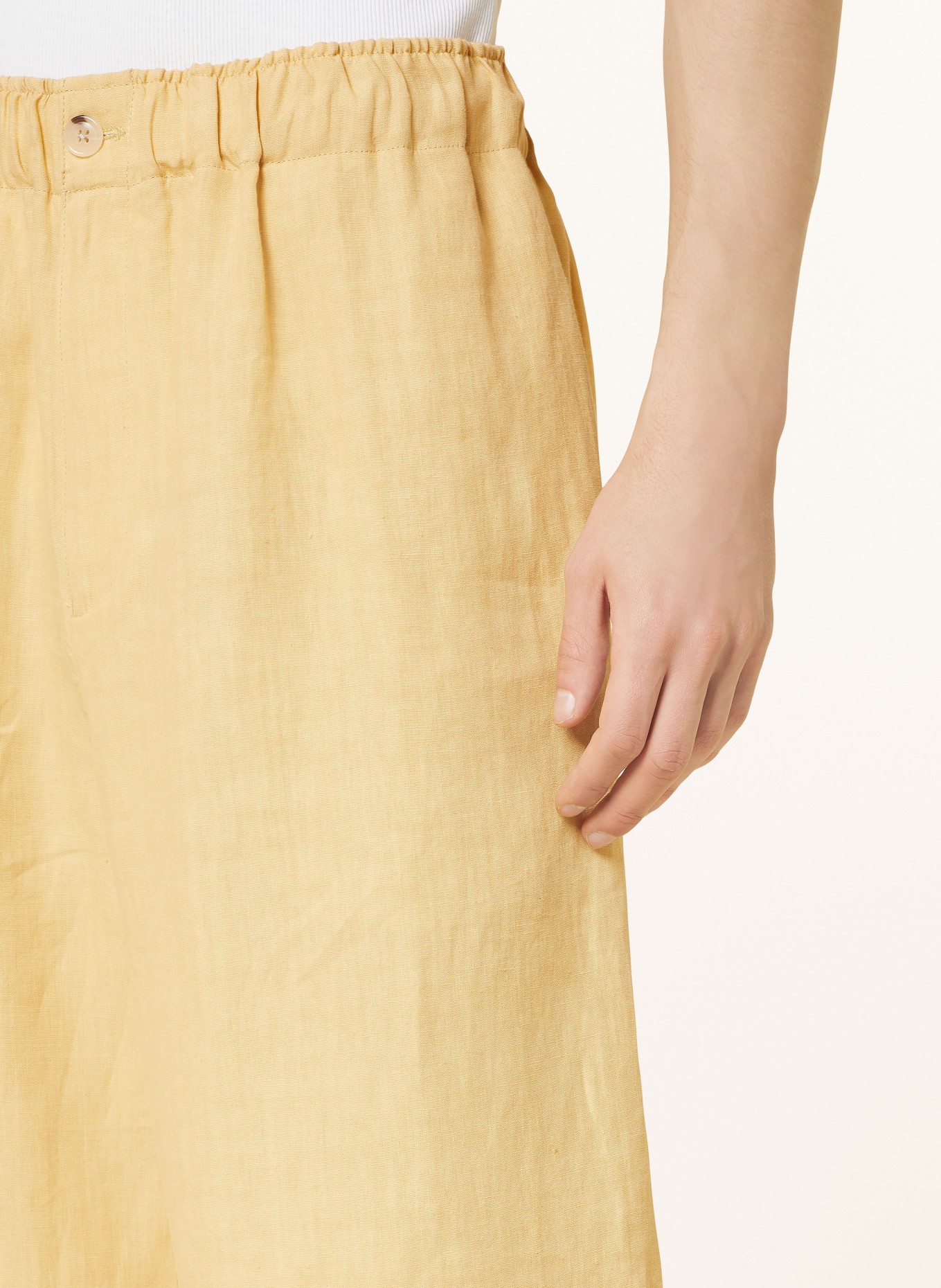 KENZO Linen shorts, Color: CAMEL (Image 5)