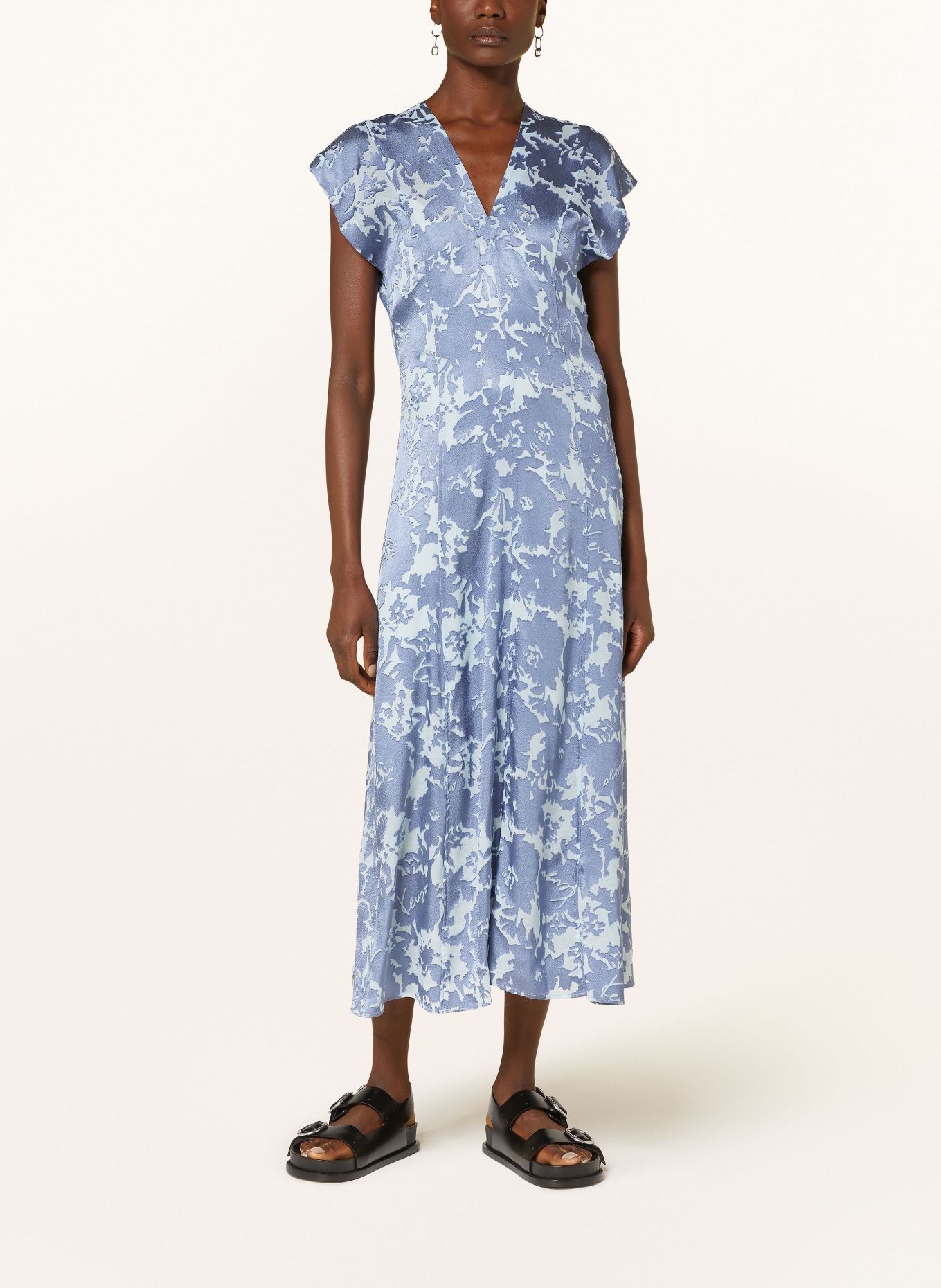 KENZO Kleid FLOWER CAMO, Farbe: DUNKELBLAU/ HELLBLAU (Bild 2)