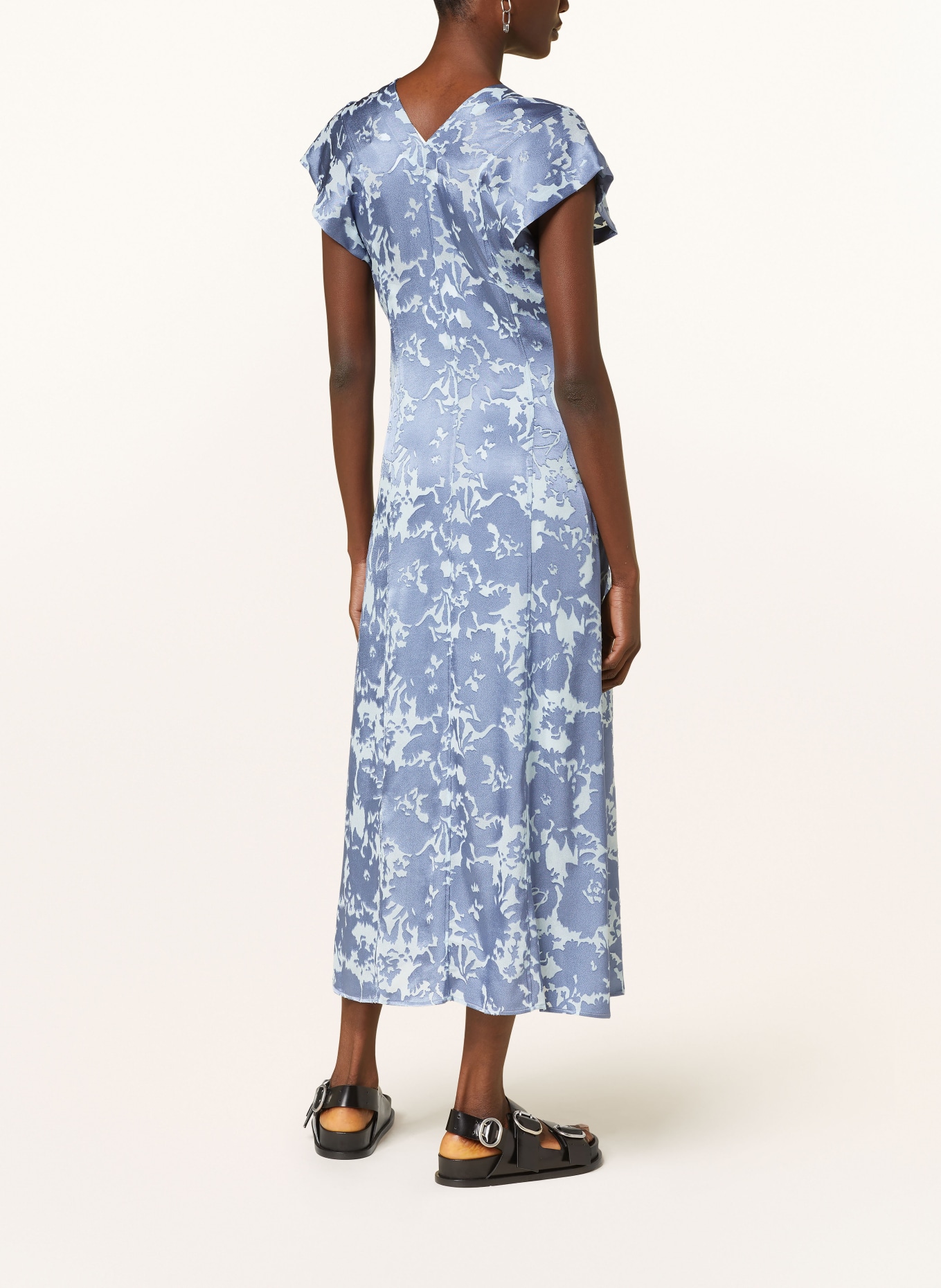 KENZO Kleid FLOWER CAMO, Farbe: DUNKELBLAU/ HELLBLAU (Bild 3)