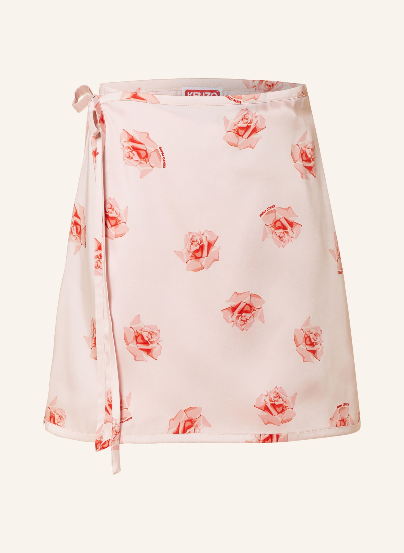 KENZO Wrap skirt ROSE, Color: PINK/ RED (Image 1)