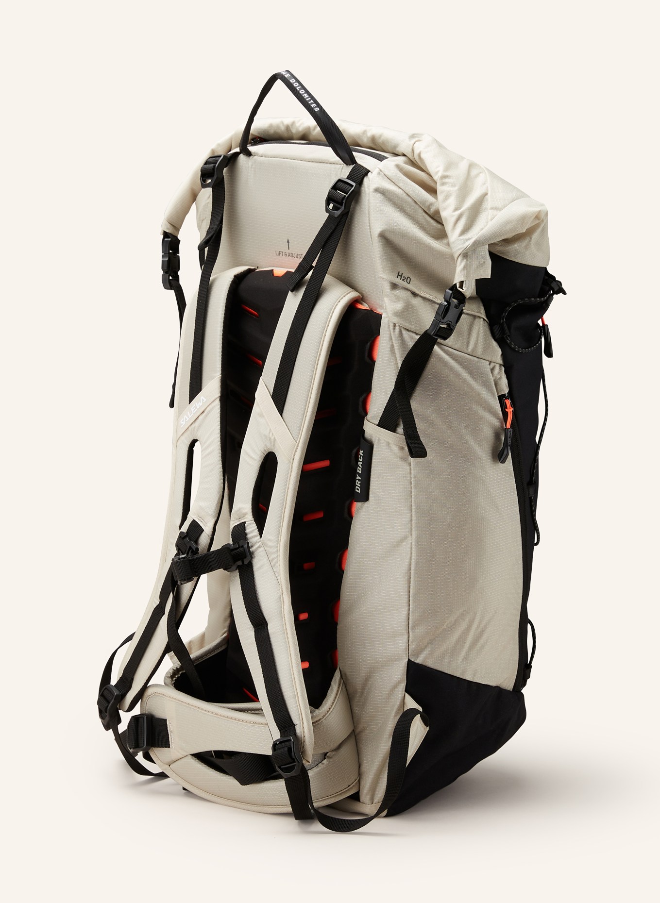 SALEWA Backpack PUEZ 32 + 5 l, Color: BLACK/ BEIGE (Image 2)
