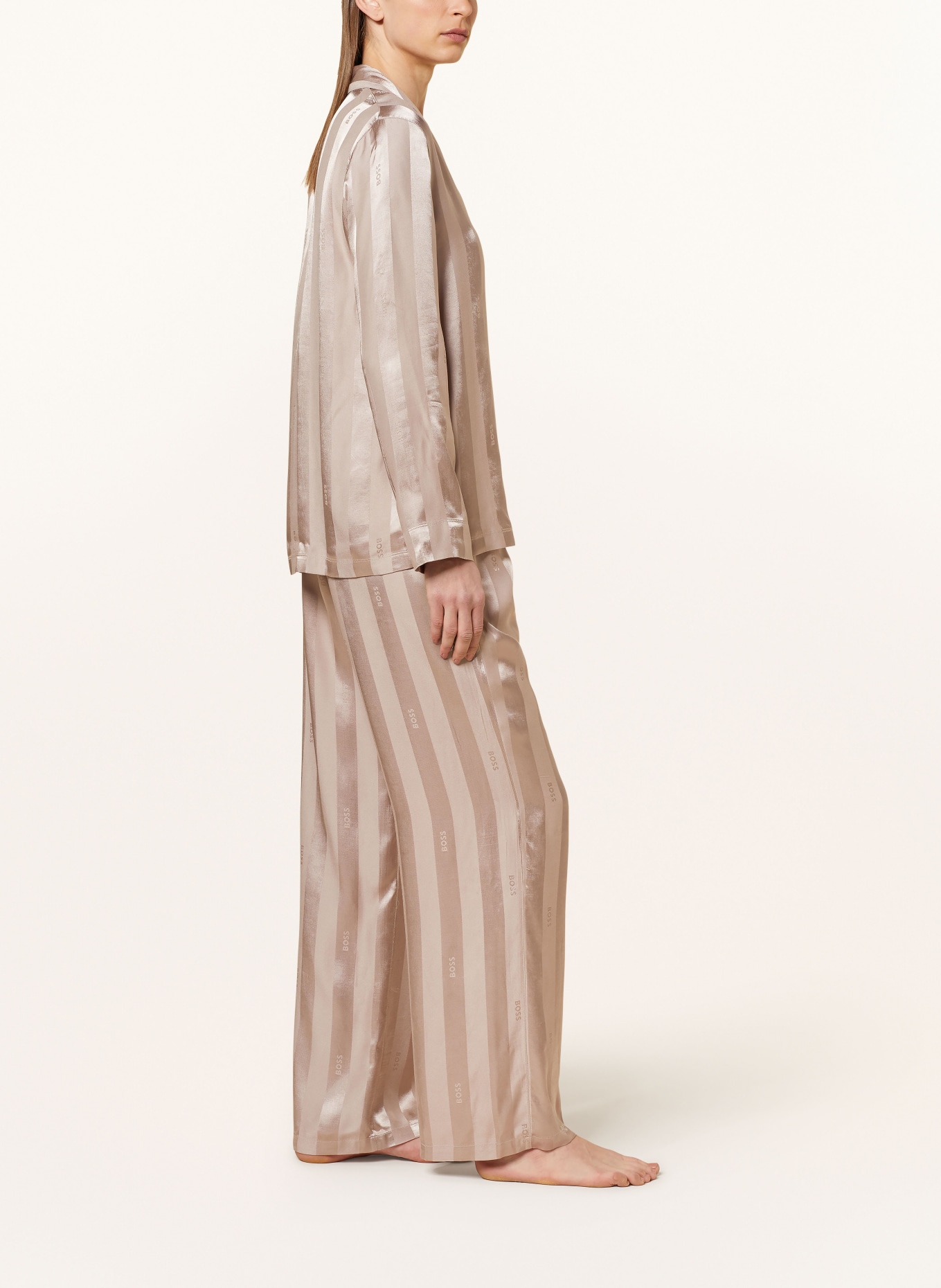 BOSS Pajama pants ALEXA, Color: 298 OPEN BEIGE (Image 4)